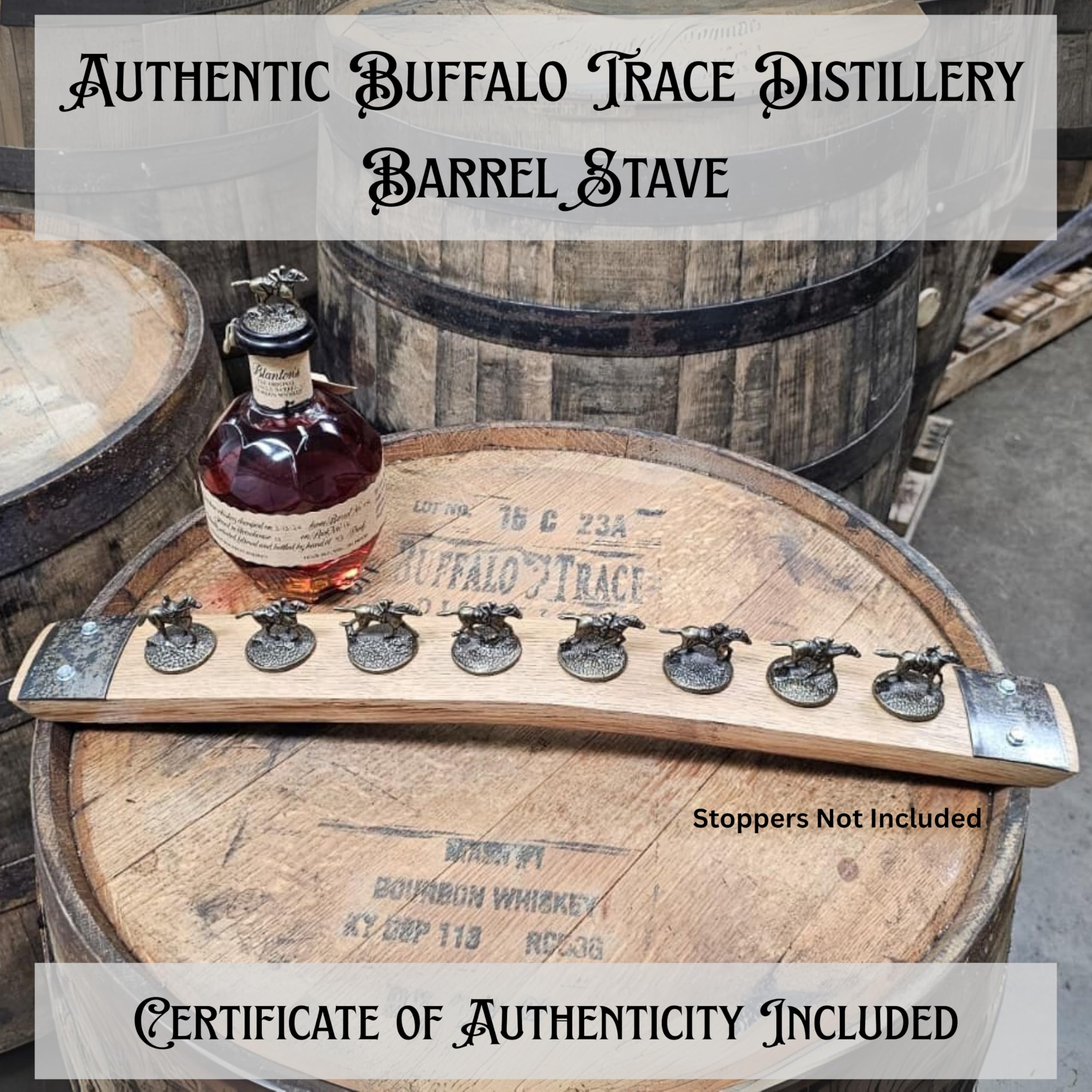 台座 バーボン ディスプレイ Blanton's Blanton's Bourbon Half Barrel Head Stopper Display — The
