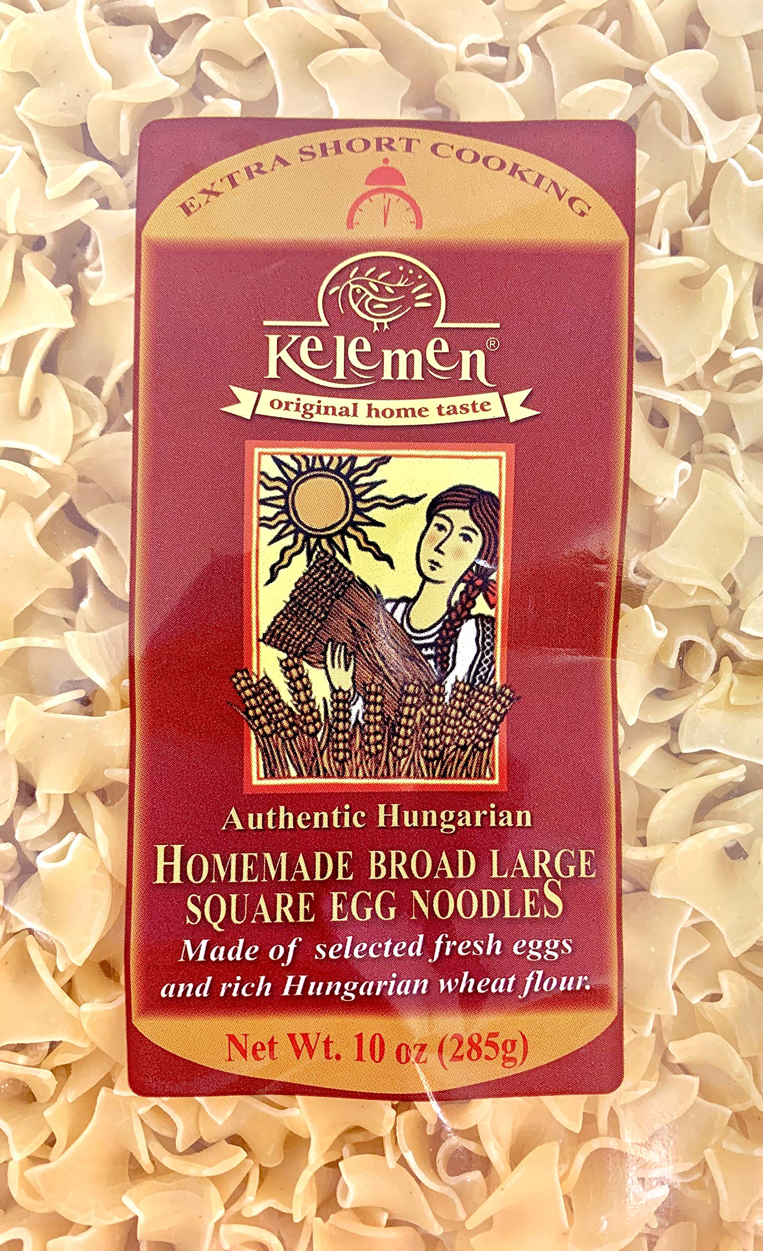 Amazon.com : Kelemen Homemade Broad Large Square Egg Noodles 285g