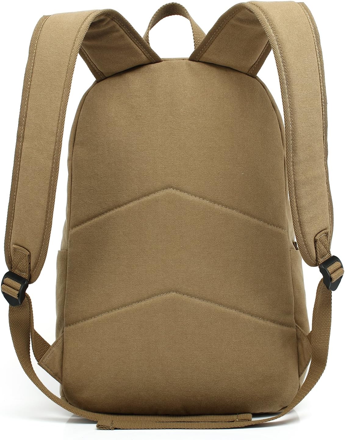 kayond Casual Style Lightweight canvas Laptop Bag/Durable Travel backpacks/Rucksack for Men&Women/Fashion Backpack Fits 15 inch Notebook (Khaki) - Image 4