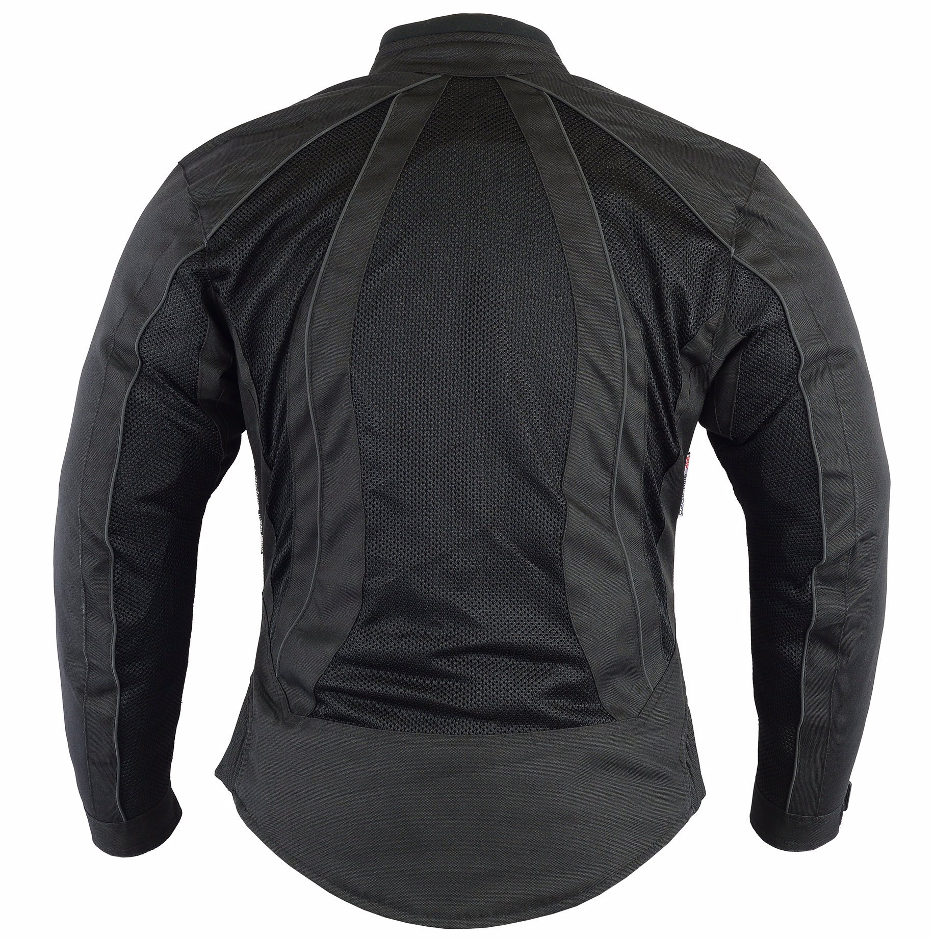 Bikers Gear Australia nowa damska chicane lekka letnia siatka przepływ powietrza wentylowana kurtka motocyklowa z CE 1621-1 zdejmowana pancerz wodoodporna wkładka Cordura, czarna UK 22 4XL
