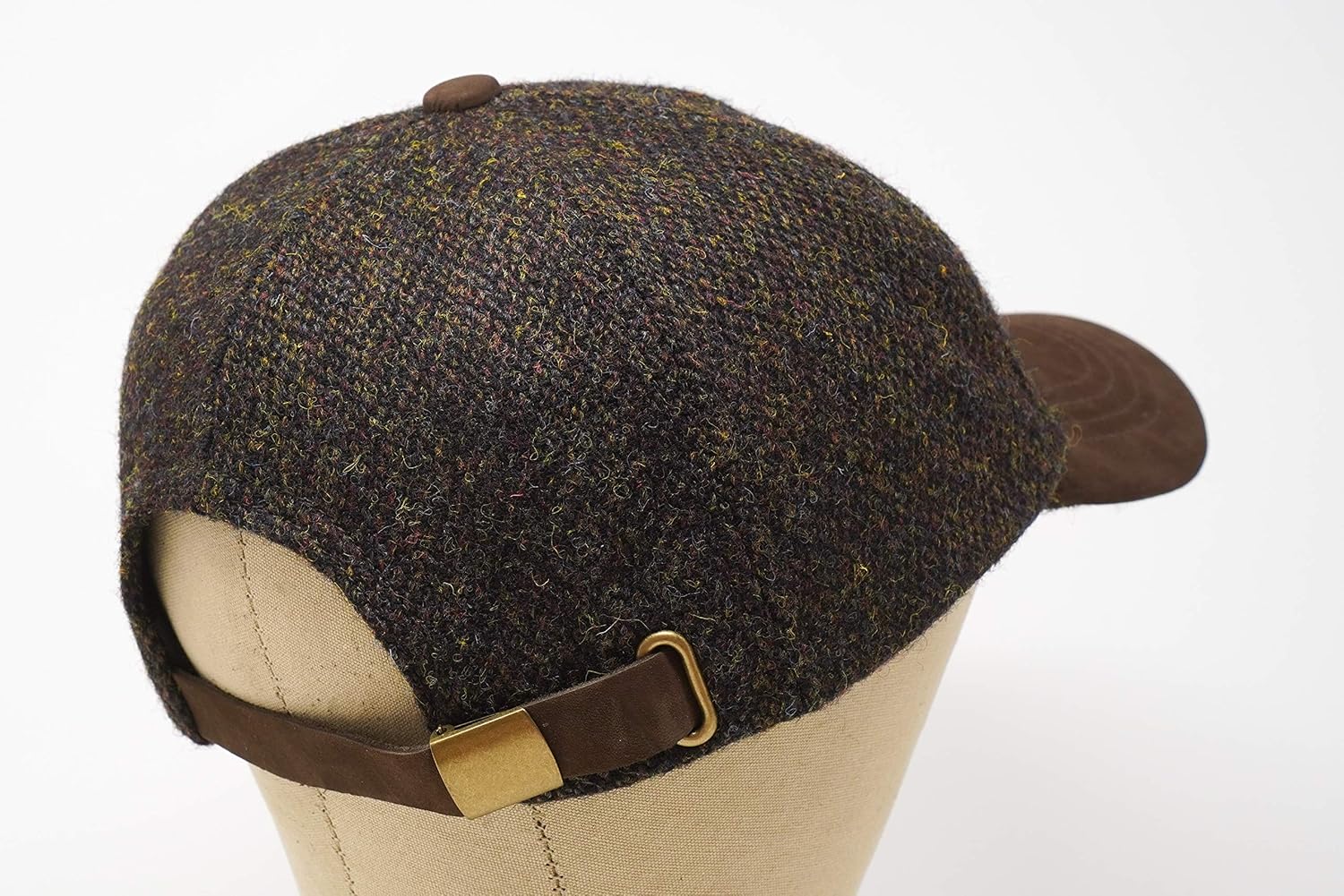 Munro - Premium Baseball Cap - Harris Tweed and Nubuck Leather - Image 4