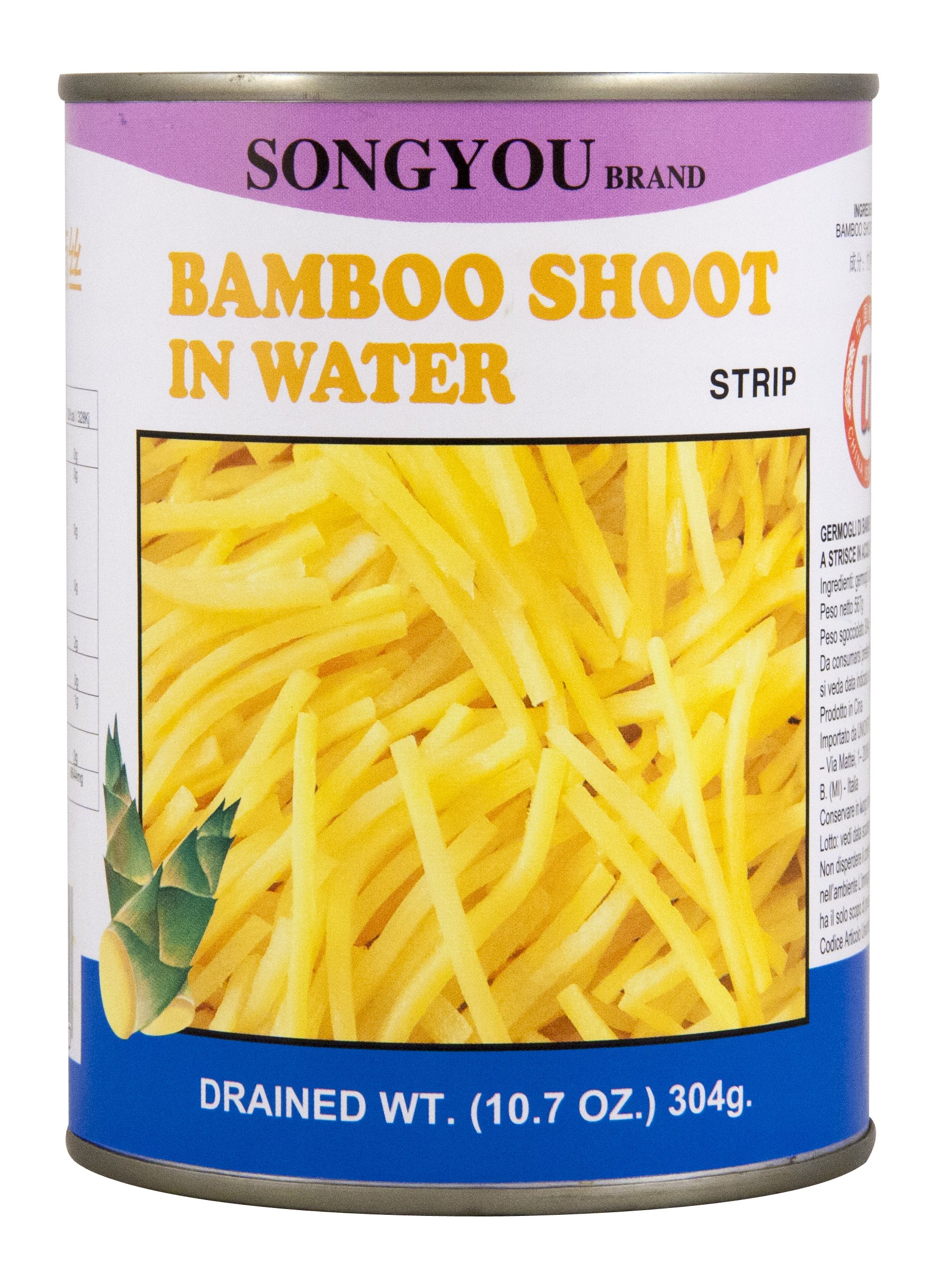 Songyou Germogli di Bambù a Strisce - 567 gr