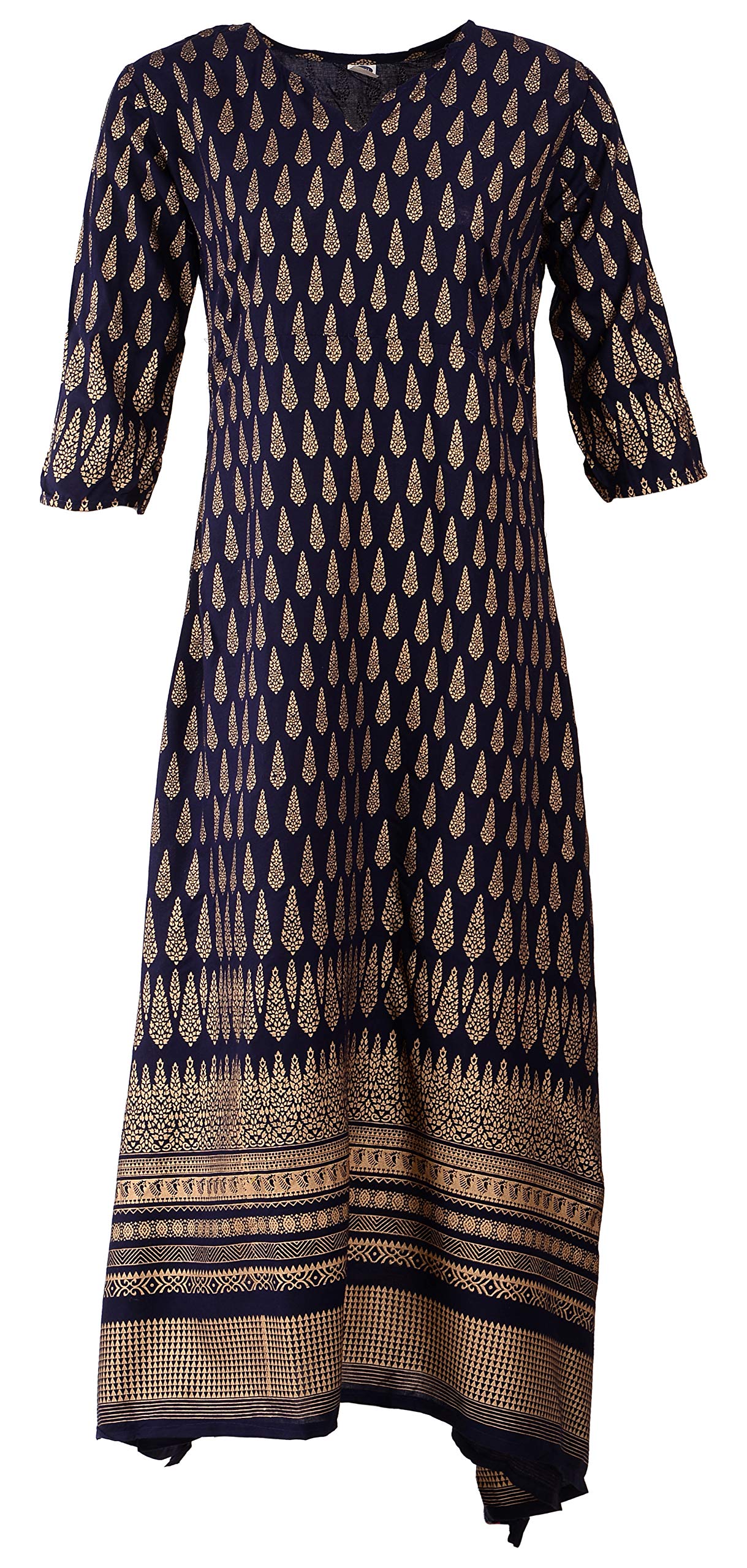 DIAMO Women's Rayon Kurta-image-46