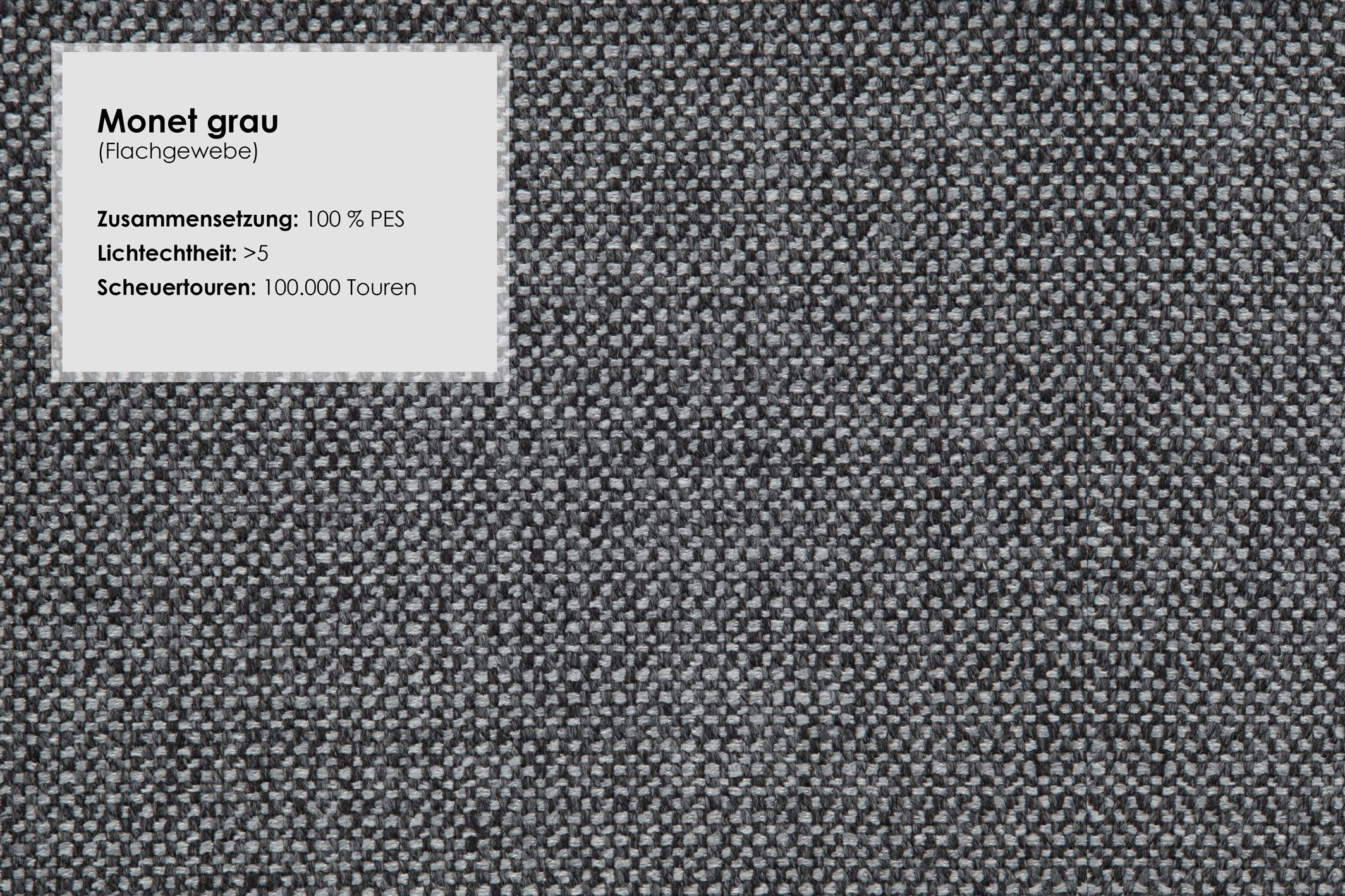 CAVADORE Sessel Byrum / Großer 1-Sitzer im Landhausstil mit Federkern / Passend zur edlen Sofagarnitur Byrum / 101 x 87 x 88 / Flachgewebe: Grau