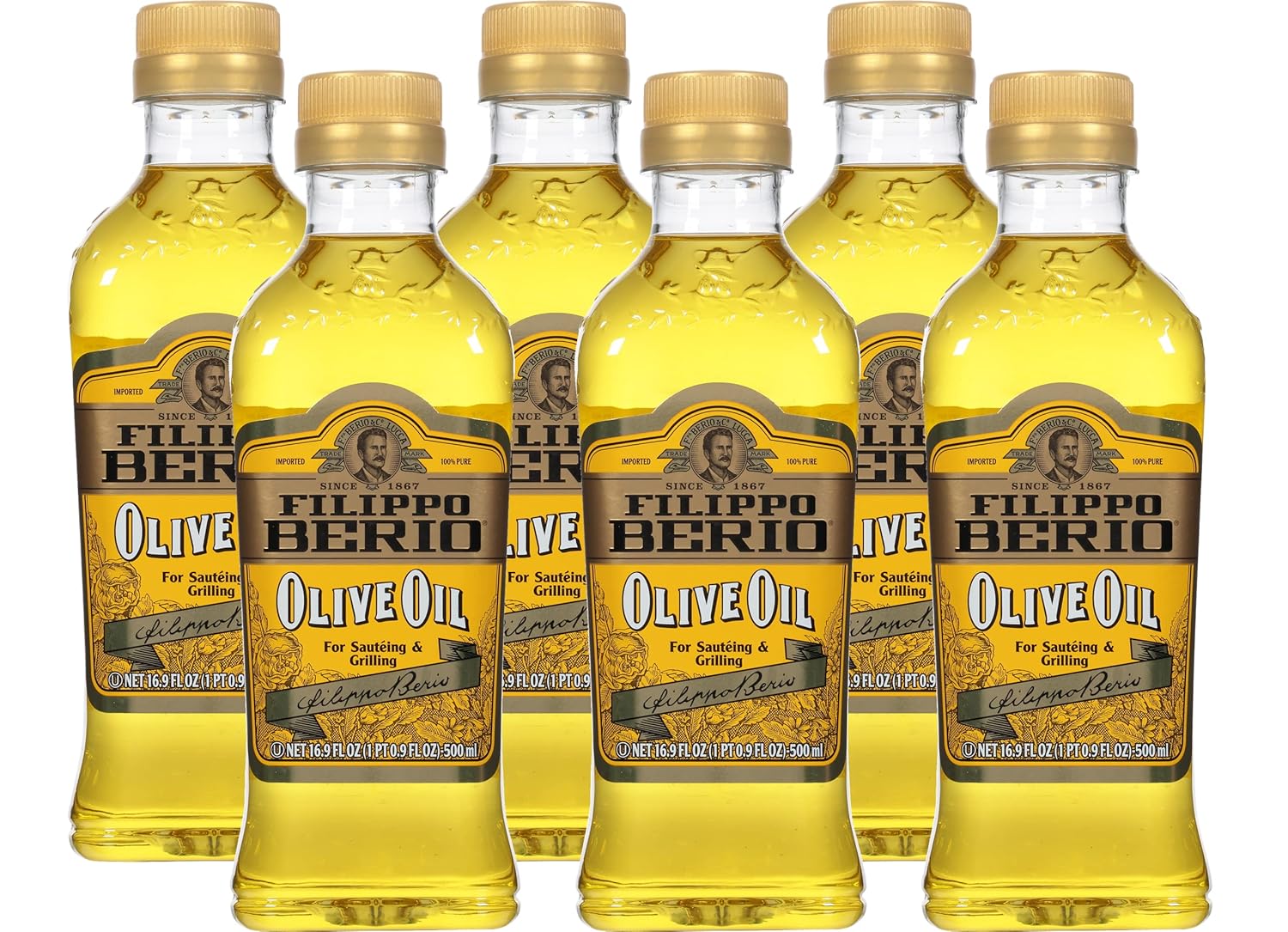 Aceite de Oliva Puro Filippo Berio 101.4 oz Pack de 6 Botellas