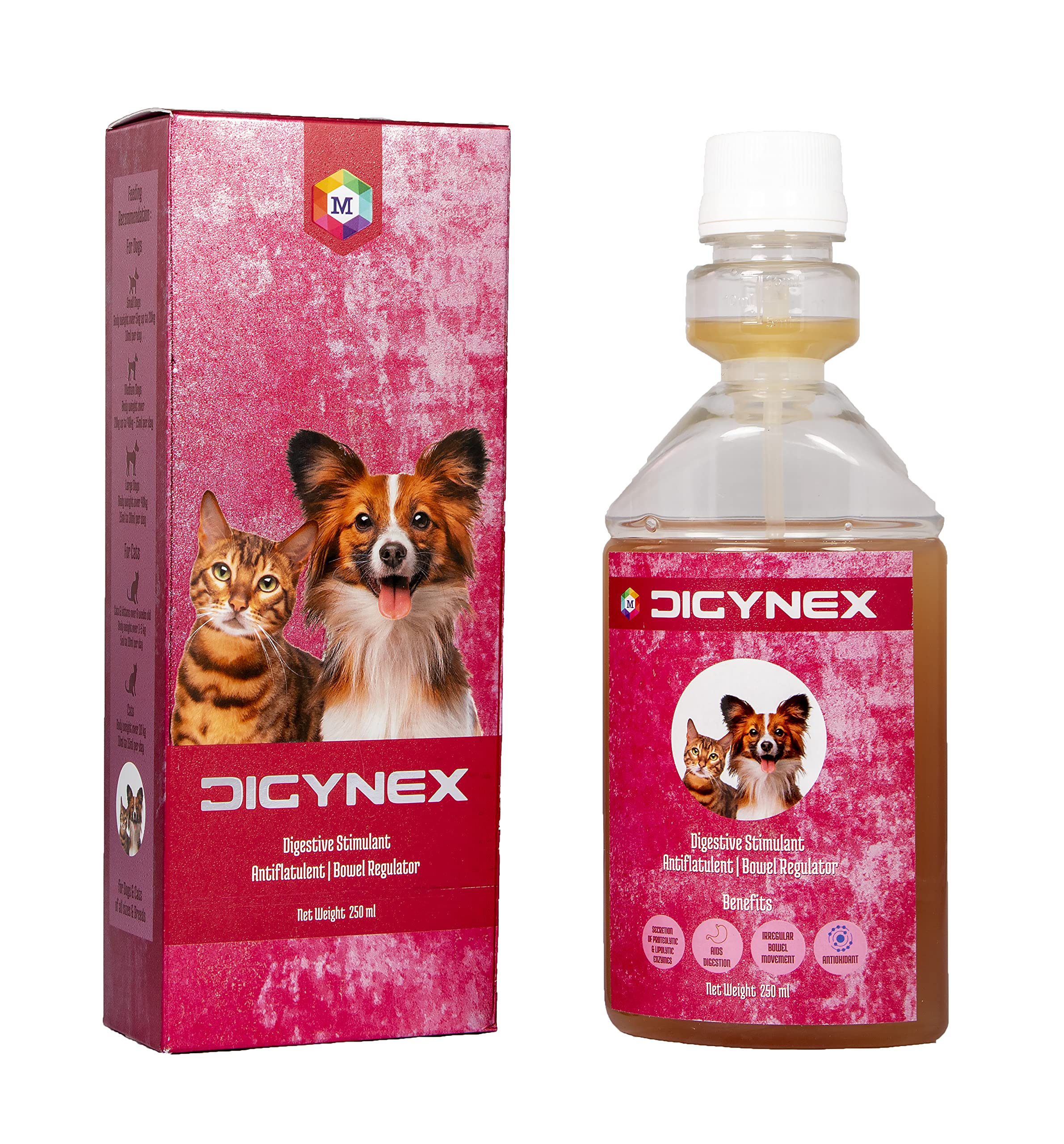 DigyNex Syrup, 250ml for Dogs and Cats, for Healthy Digestion and Smooth Bowel Regulation (B09SZF48CR) Amazon Price History, Amazon Price Tracker