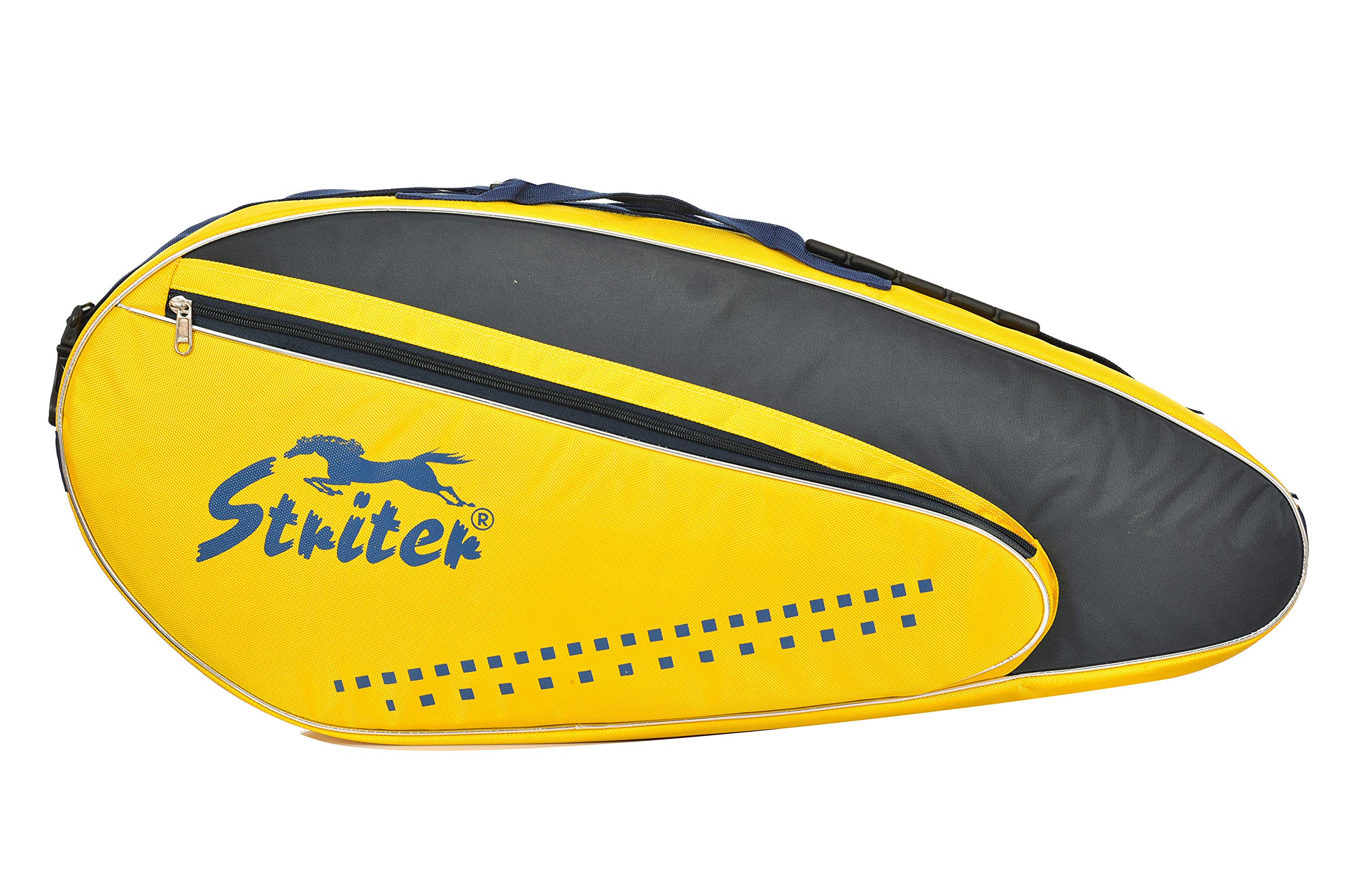 Striter Collection Double Compartment - Badminton/Tennis Kitbag (Yellow) (Yellow)