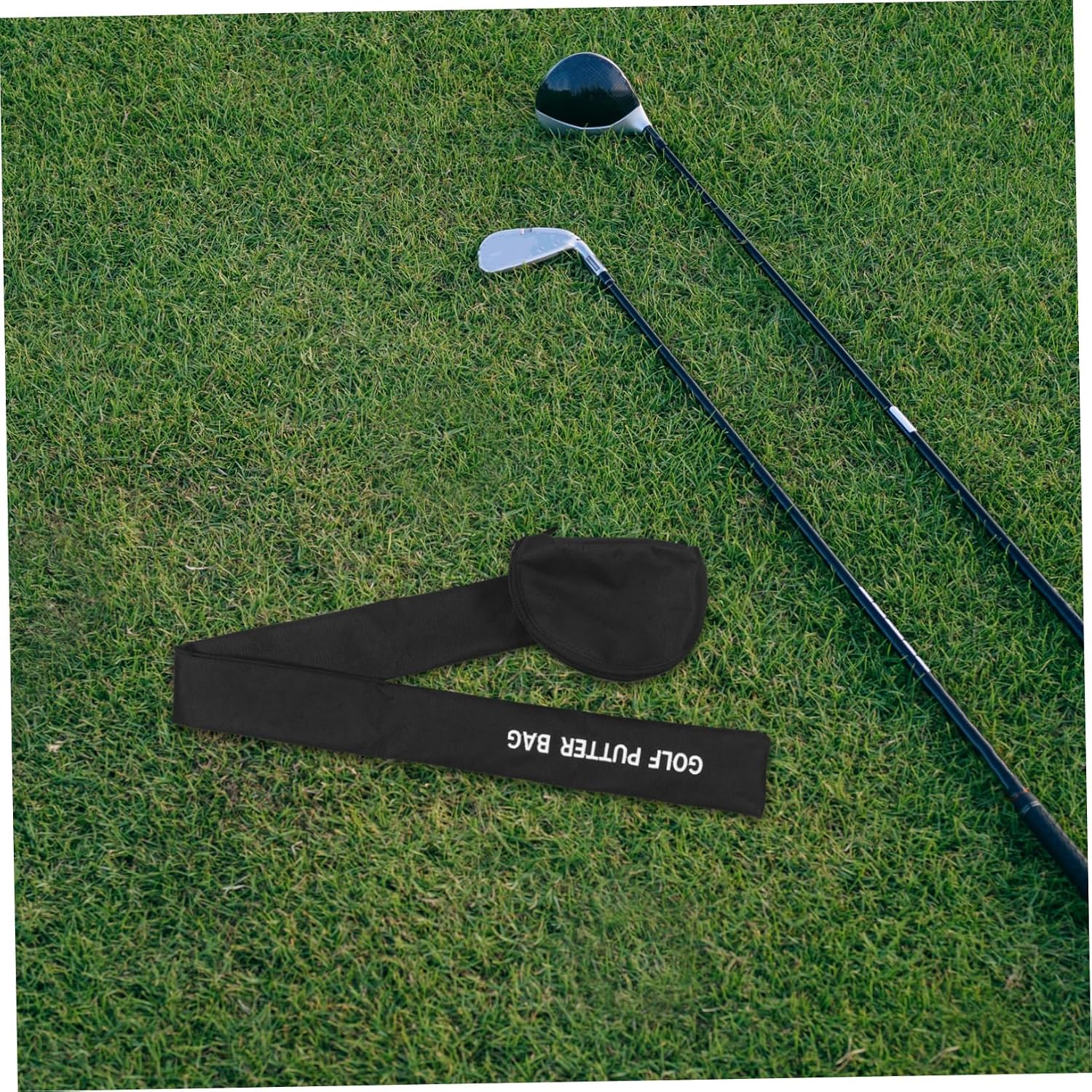 Abaodam Single Golf Club Bag Portable Canvas Holder for Outdoor Use Lightweight Compact Putter Storage Convenient Carrying for Golf Enthusiasts