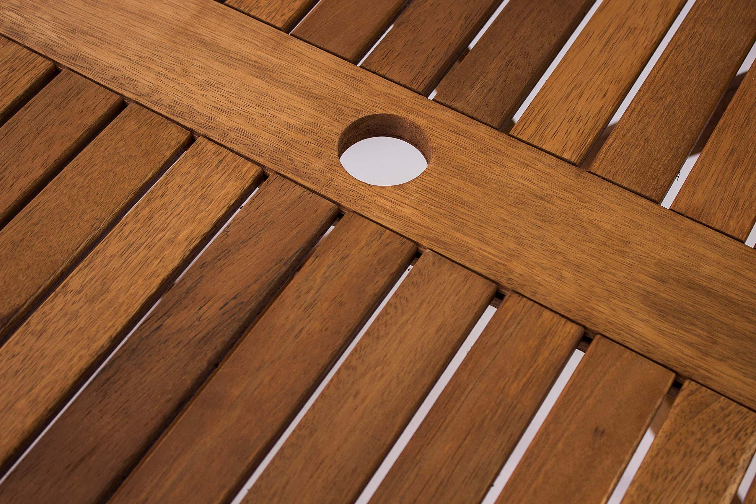 AVANTI TRENDSTORE Malvi Tavolo da giardino legno massiccio LAP 135x72,5x75 cm
