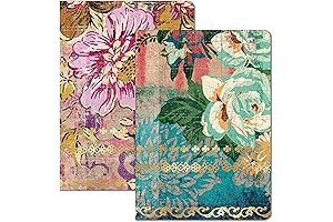 Patina Vie Set of 2 Faux Leather Journals