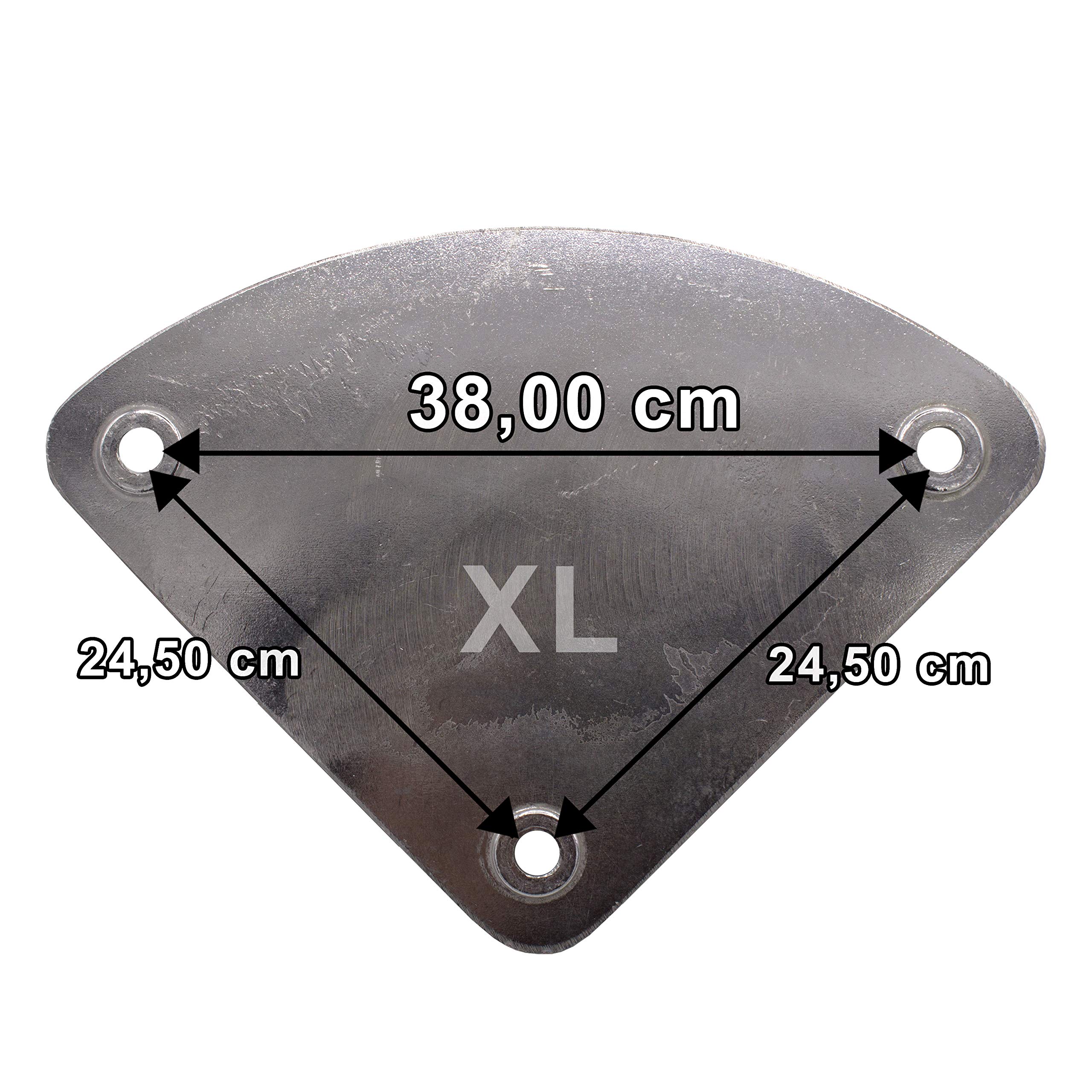 VARIOSAN Soporte para manguera de 1" 13941, aluminio, 42 x 31 x 19 cm (XL)