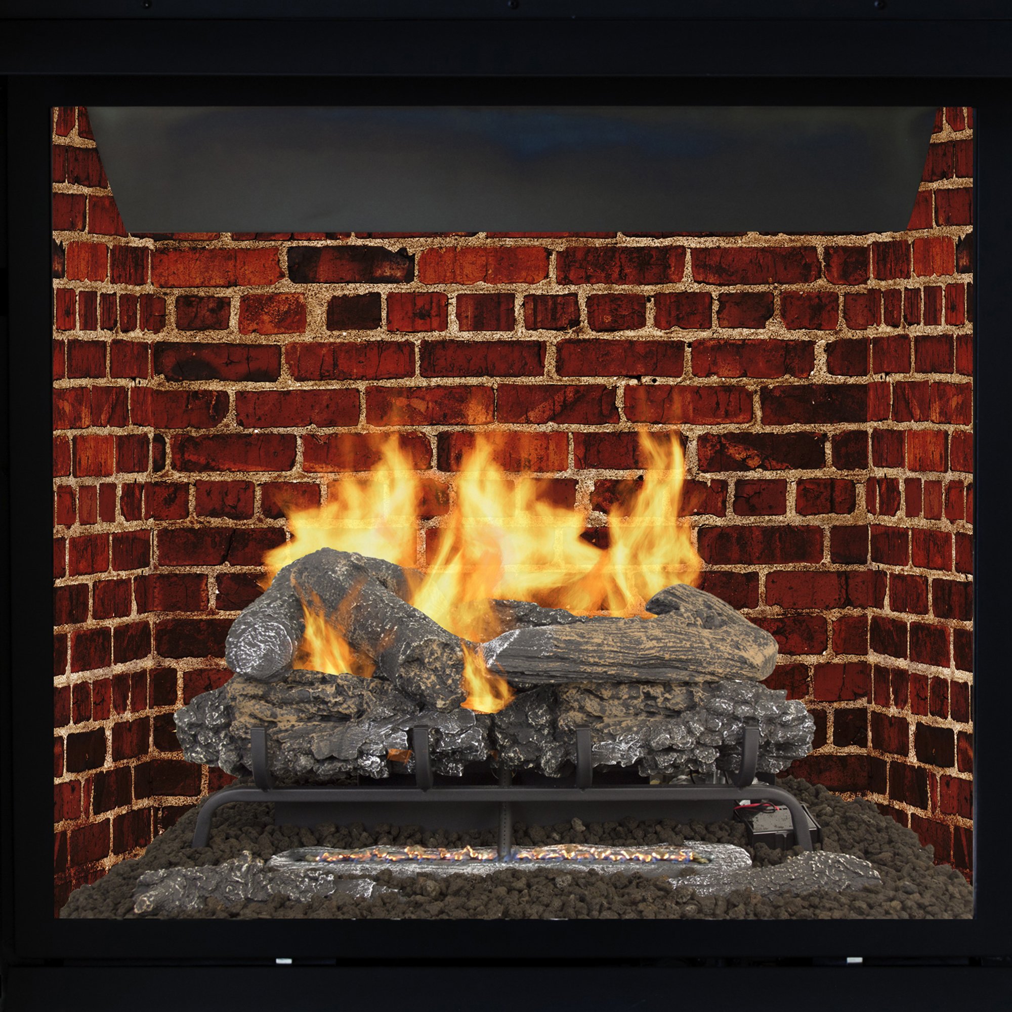 Amazon.com: Pleasant Hearth VFL-VO24DR 24 Valley Oak Series Vent Free Gas  Set 33,000 BTU's, 24 inch Log, No Color : Home u0026 Kitchen