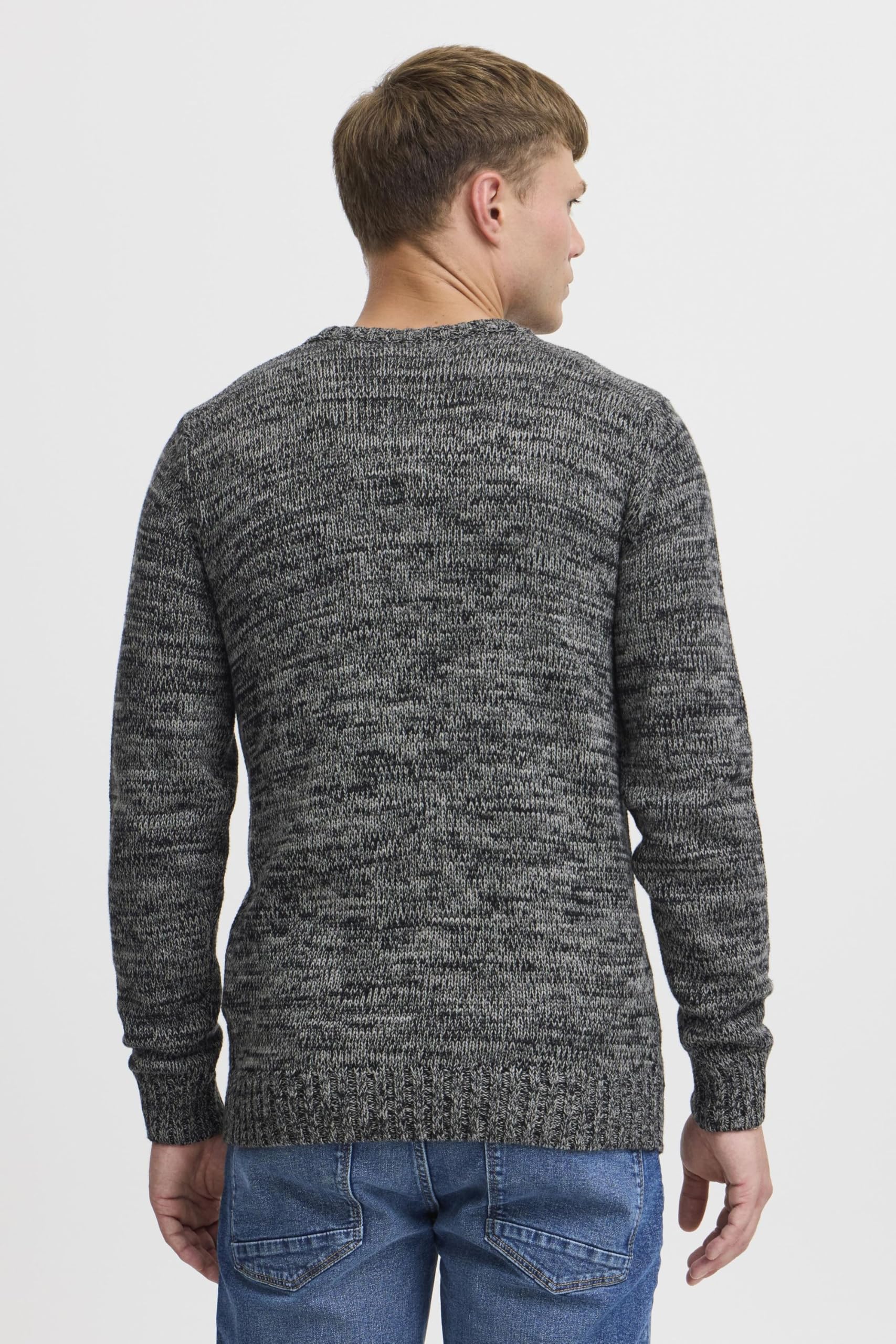 !Solid SDPhilemon Herren Pullover Grobstrick Rundhals-Ausschnitt