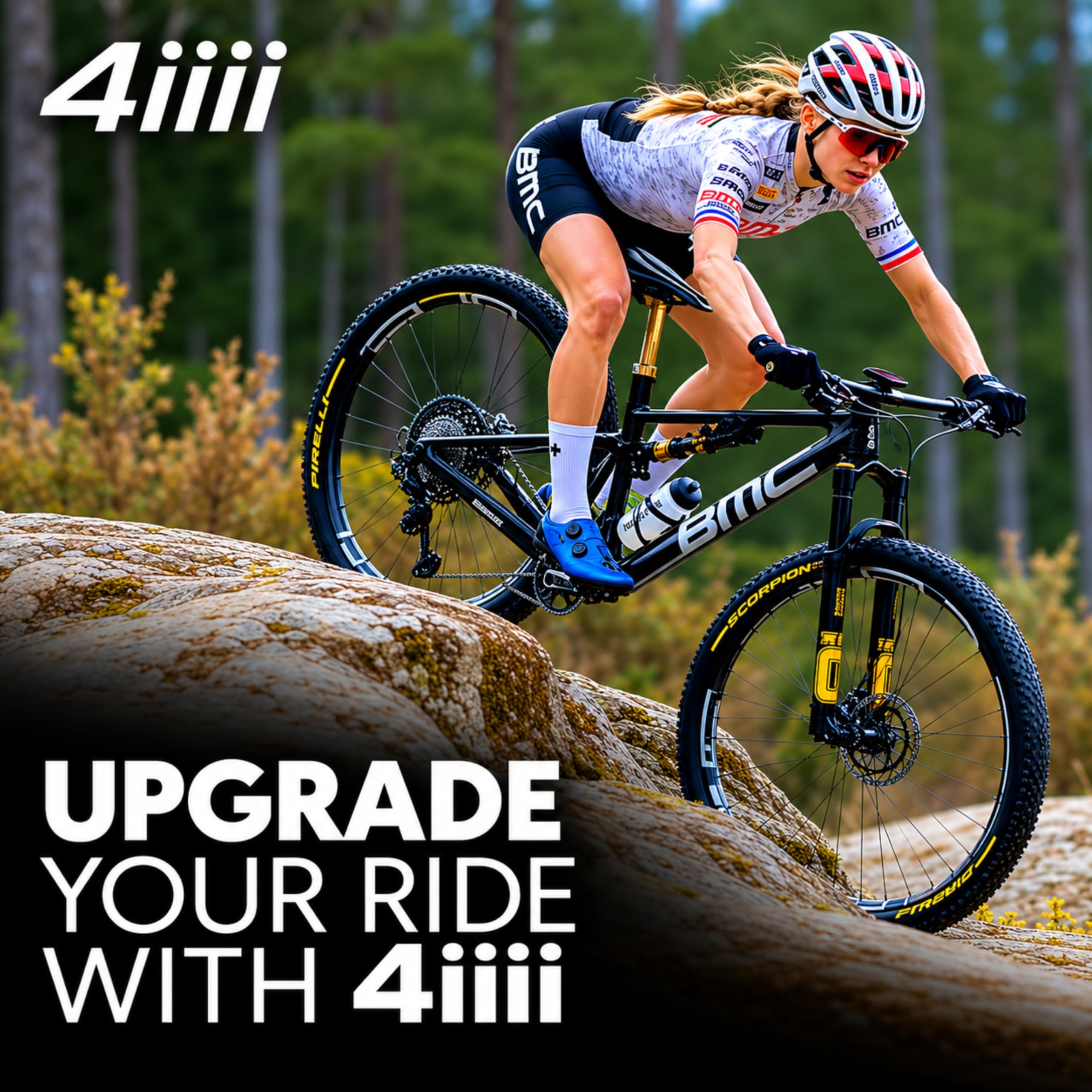 4iiii Precision 3+ Powermeter Ride Ready - Sol Taraf ANT+ Bisiklet