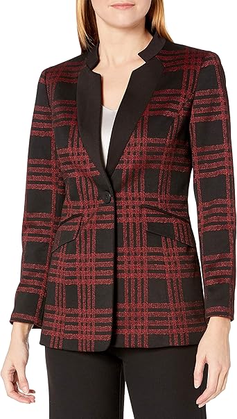 kasper fire red jacket