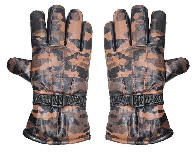 Morges Winter Wear Warm Gloves For Boys Gloves For Bike Riding (Multicolor)