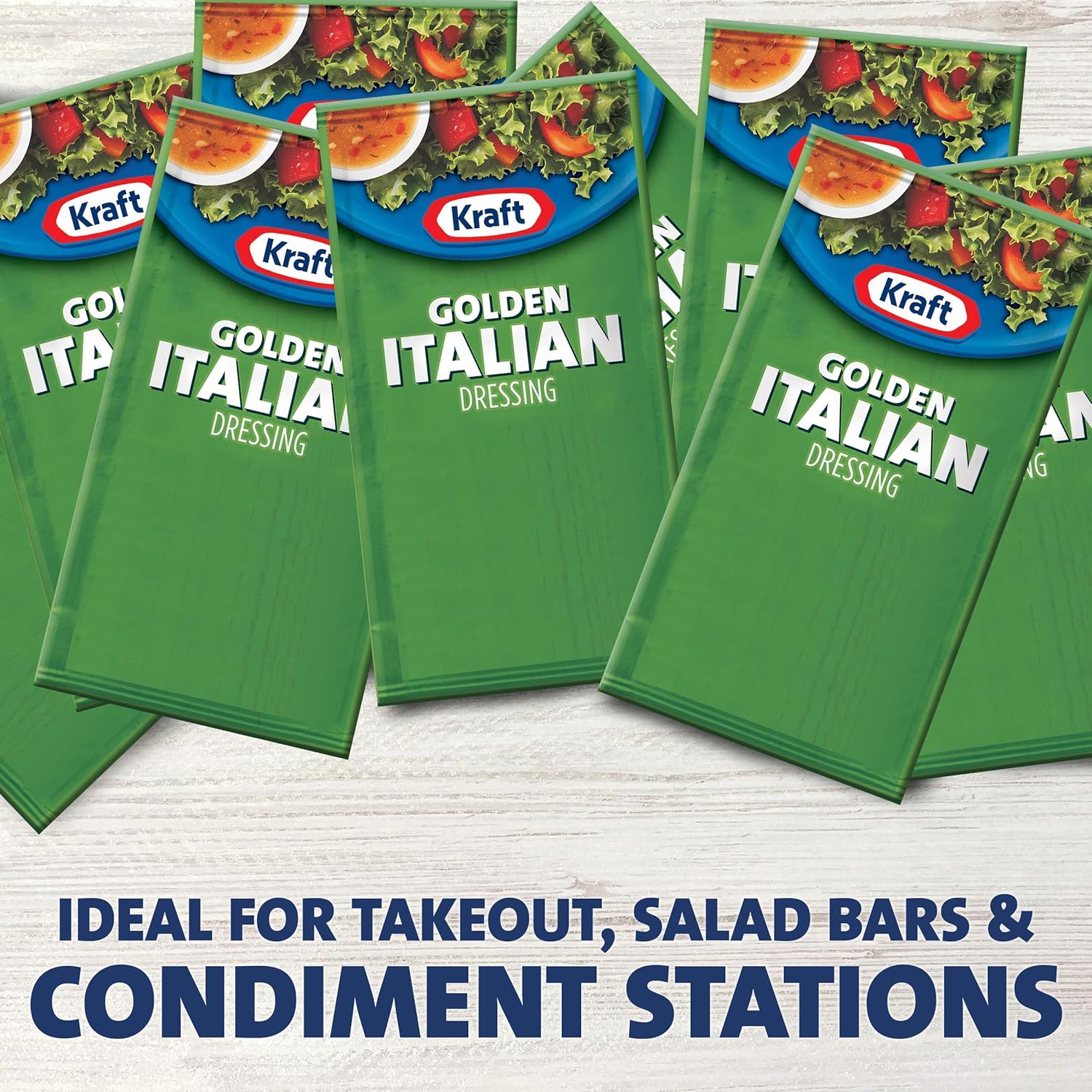 Kraft Golden Italian Salad Dressing Single Serve Packet (0.44 oz Packets, Pack of 200)