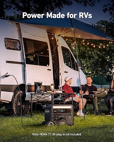 Miniatura 7 de Anker SOLIX F2600 Estación de energía portátil, batería de expansión PowerHouse 767 y 760, con 1 panel solar de 400 W, batería LiFePO4 de 5120 Wh