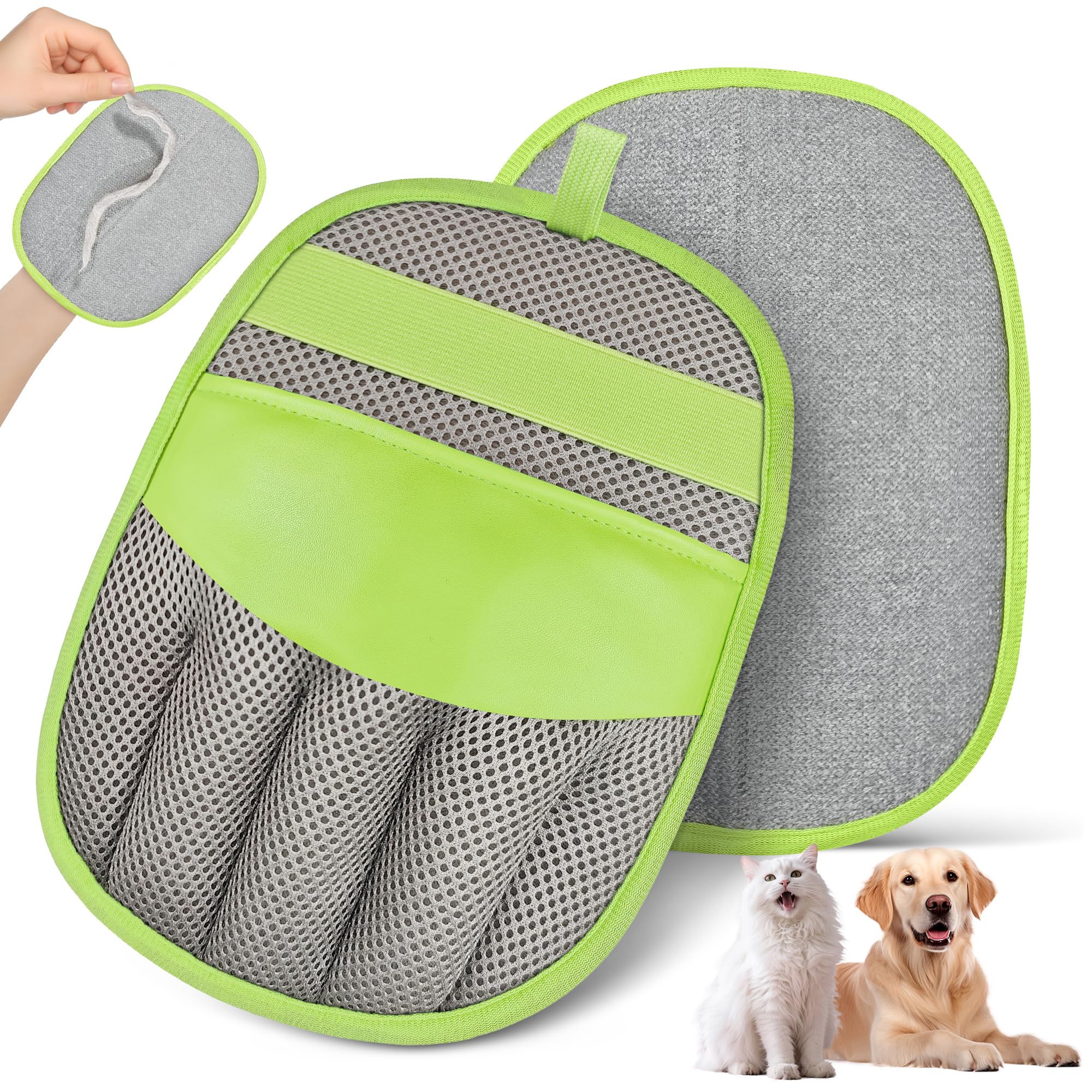 YOSEPATI Five-Finger Pet Hair Removal Glove Magic Brush for Cats & Dogs