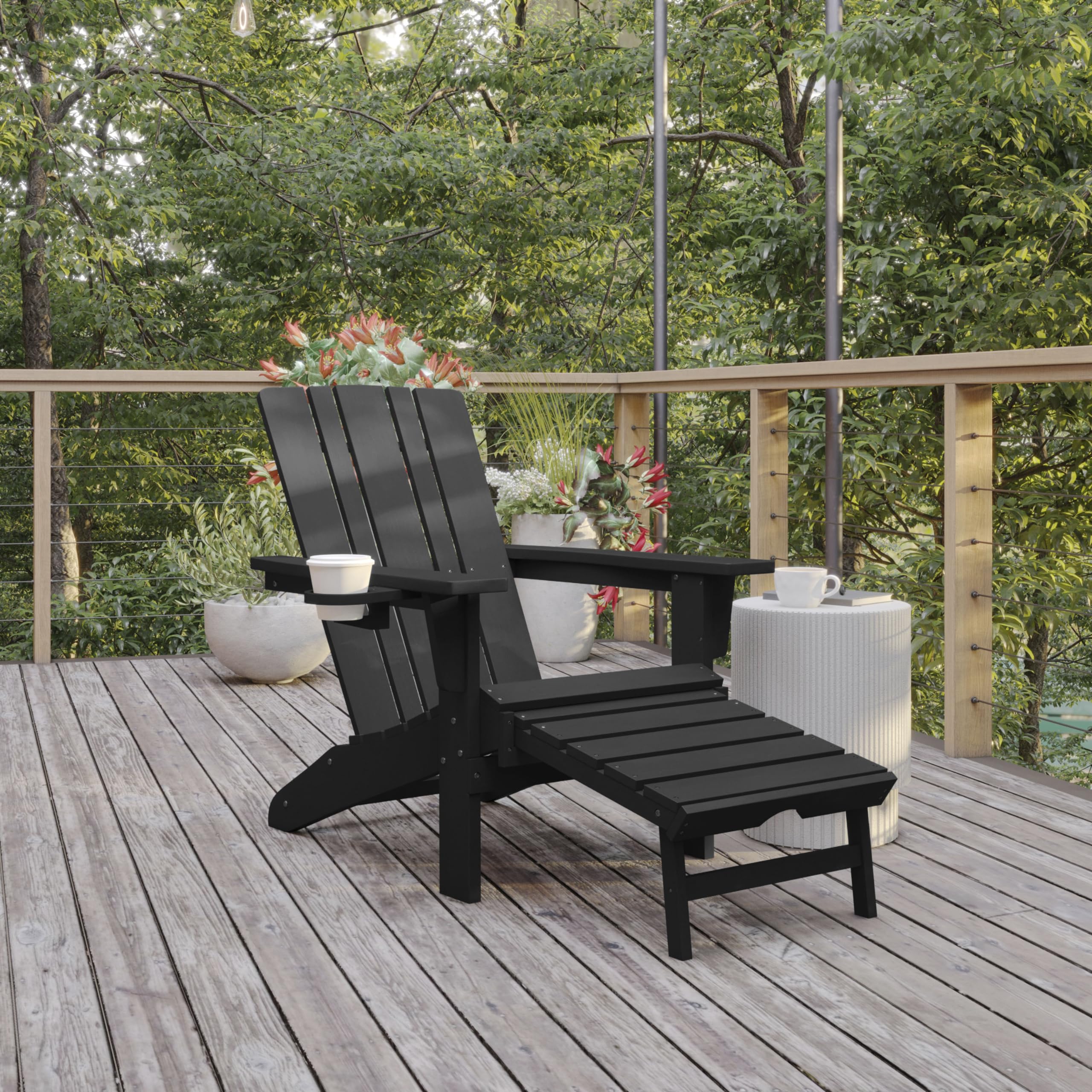 resin adirondack chair ottoman