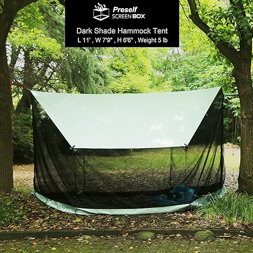 Miniatura 2 de Preself Screen House for Hammock Canoe Picnics Backyards Backpacking Camping Beach in Summer