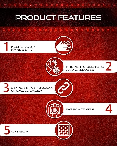 Miniatura 3 de WOD Nation Gym Chalk Blocks - Premium Sport Hand Chalk - Easy Grip, Moisture Absorbing, Athletic Block Gym Chalk for Gymnastics, Rock Climbing,