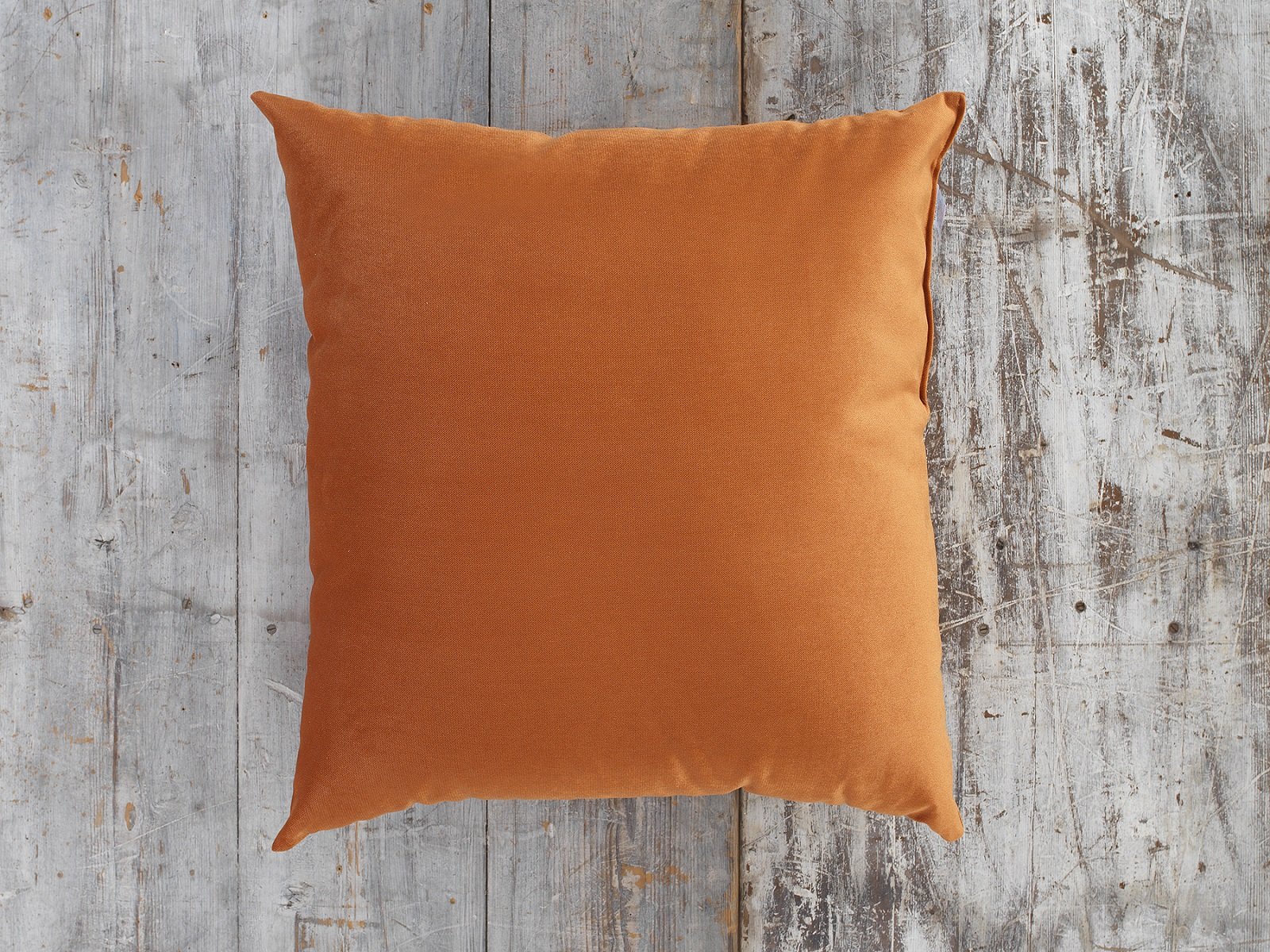 Lancashire Textiles Soft Velour Small 45cm x 45cm Scatter Cushion - Marmalade