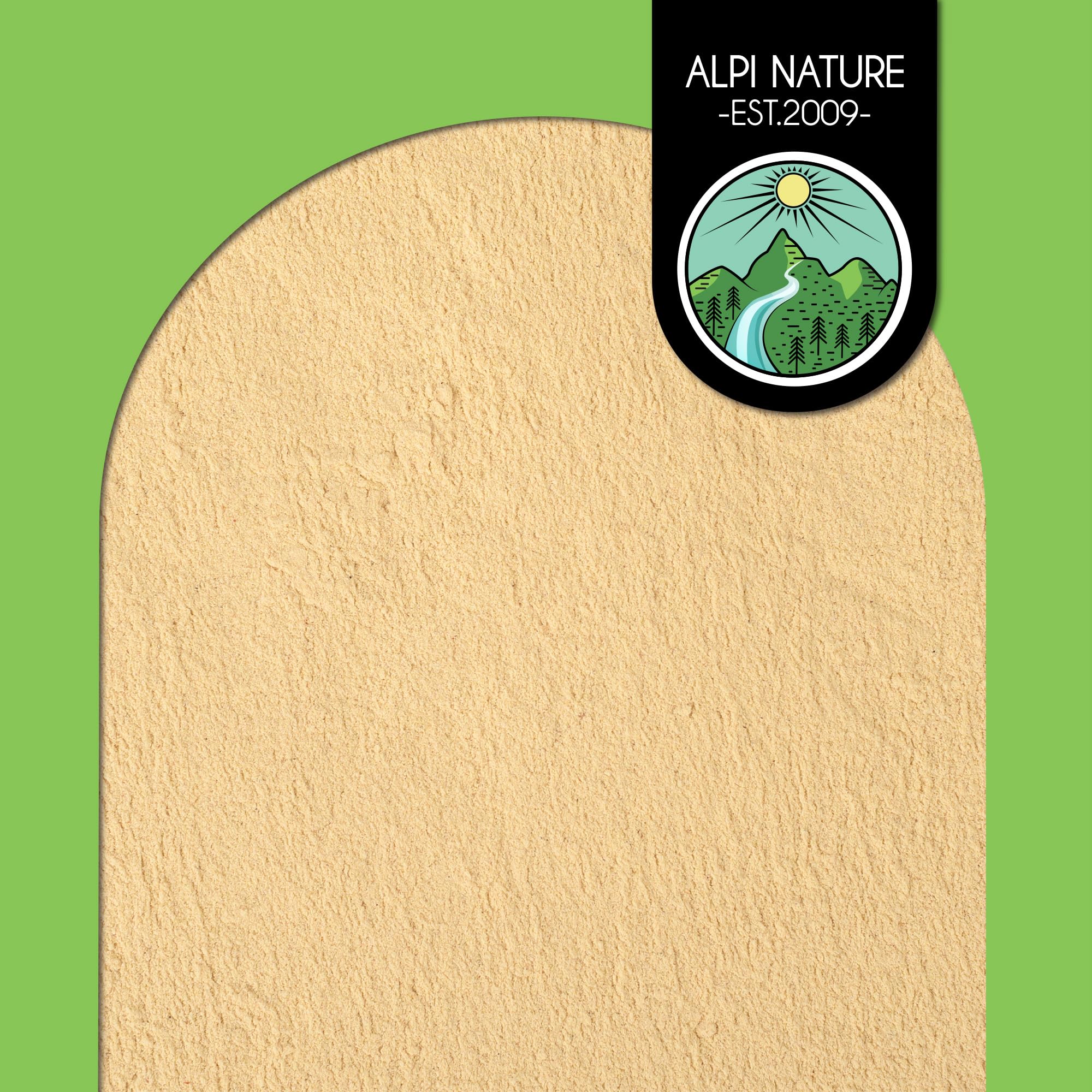 Alpi Nature Polvo de Baobab Orgánico 500g, Fruto de Baobab Deshidratado y Molido, sin Gluten