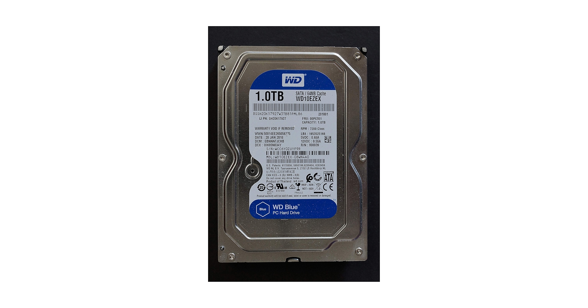 Amazon | Western Digital WD10EZEX WD ブルー 1TB 3.5インチ