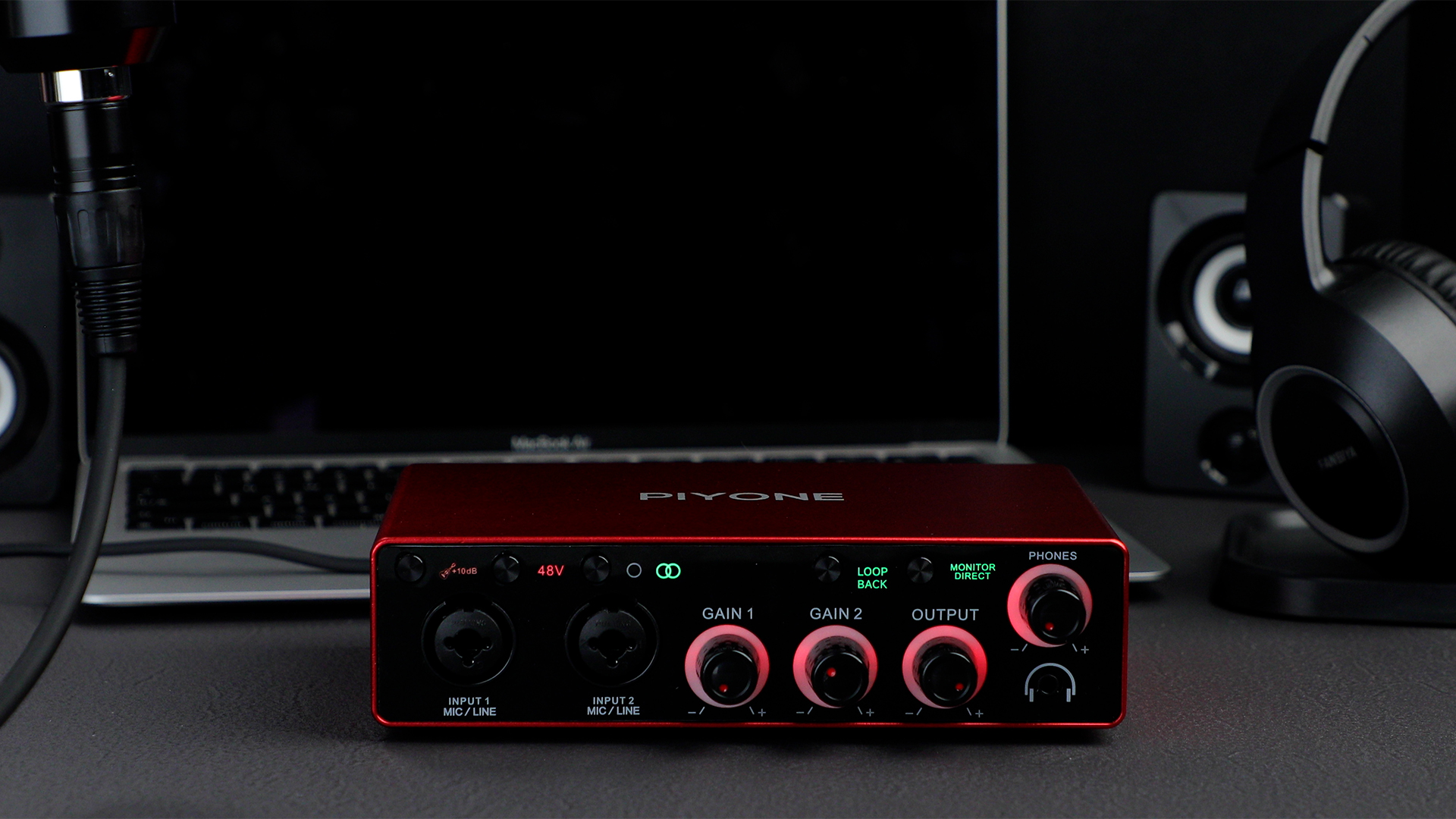 Amazon.com: PIYONE Audio Interface, 2X2 24-bit/192kHz Interface