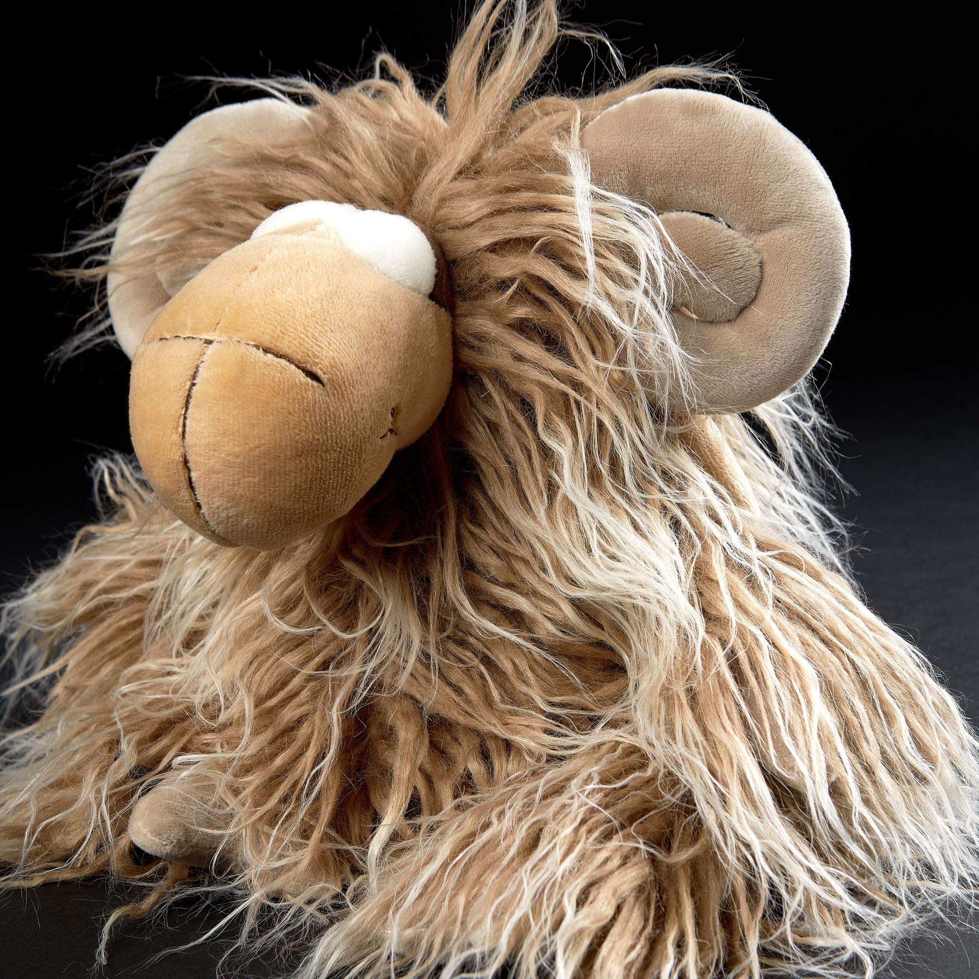 sigikid Mufflon Muff, BeastsTown, Beige/Braun/Bock | außergewöhnlichs Design, detailreich, liebenswert - ein echter Freund fürs Leben