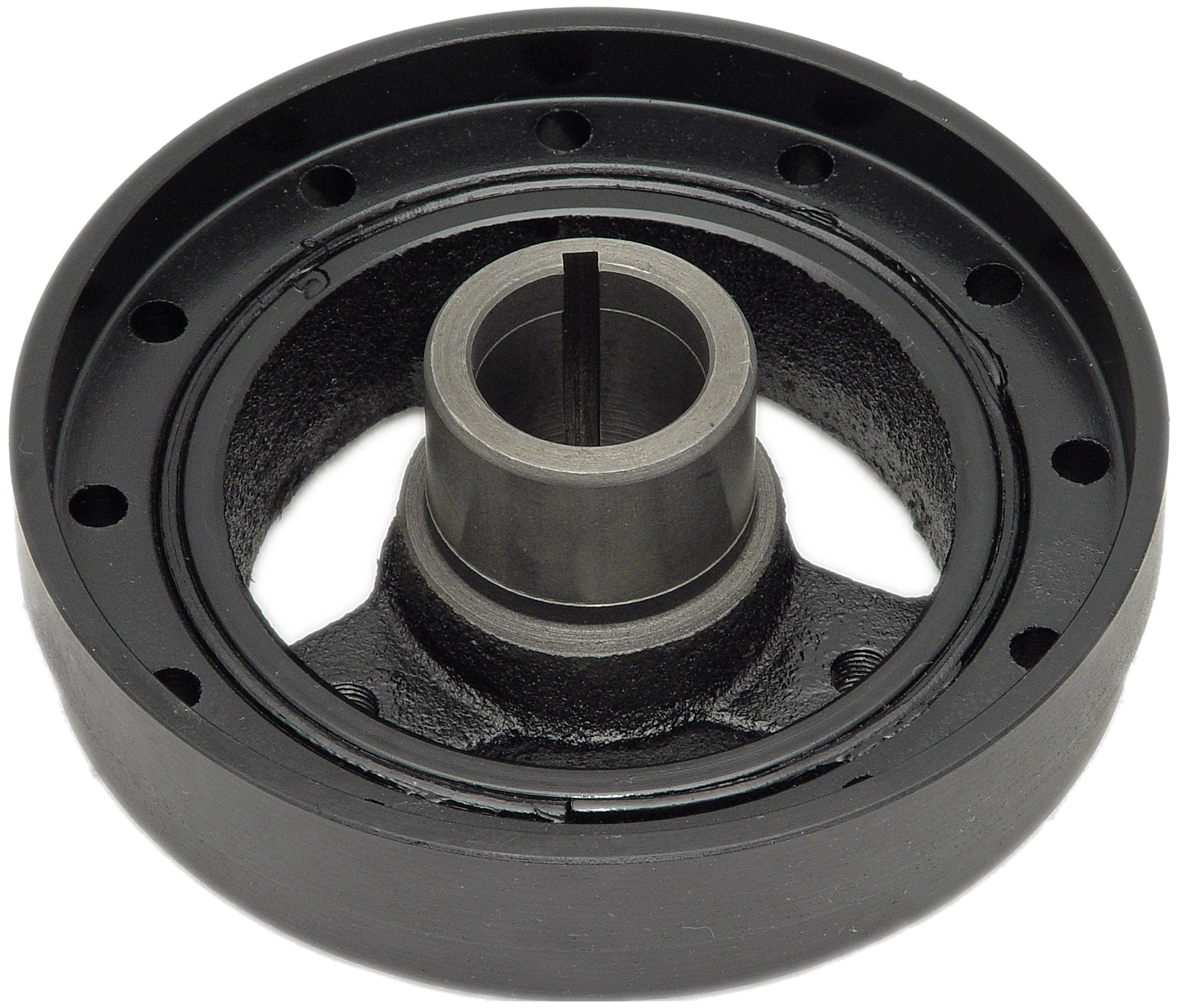 Dorman 594-142 Engine Harmonic Balancer Compatible with Select Models - Harmonic Balancer Assembly - HARMONIC BALANCER - Harmonic Balancer Assembly - Crankshaft Damper - Engine Harmonic Balancer - Harmonic Dampener - Crankshaft Pulley - Crankshaft Dampener - This direct replacement harmonic balancer features a stress-resistant rubber bond to properly absorb engine vibration. Stringent standards help ensure excellent tensile and impact strength for greater durability. - General Motors 1992, General Motors 1990-77