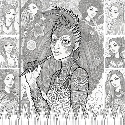 Wings of Fire Coloring Book: Dragon Drawing & Paint Game | Fantasy Art Pages