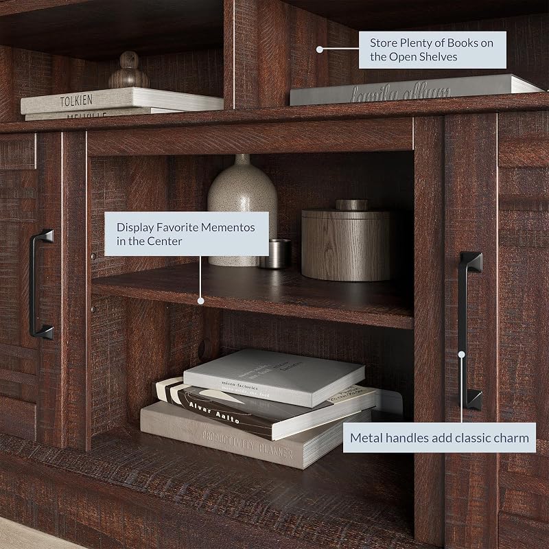 BELLEZE 48" Norrell TV Stand & Media Entertainment Center - Espresso image 4