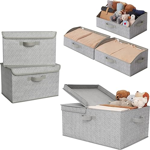 GRANNY SAYS Paquete de 3 juegos de contenedores de almacenamiento de armario para organizar
