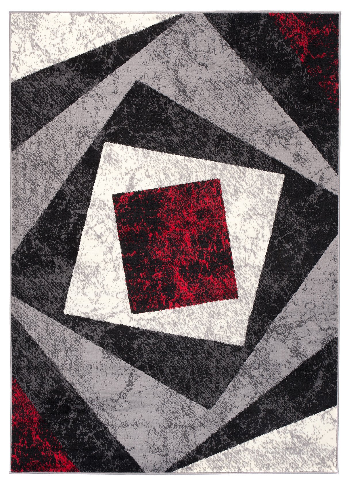 Tapis salon noir 180 x 250 cm élégance contemporaine Monaco Collection