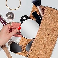 Vista 8 de Zadro Espejo de punto compacto, potentes aumentos de 10X/15X o 20X, espejos de viaje con ventosas, mini espejo de tamaño monedero para maquillaje