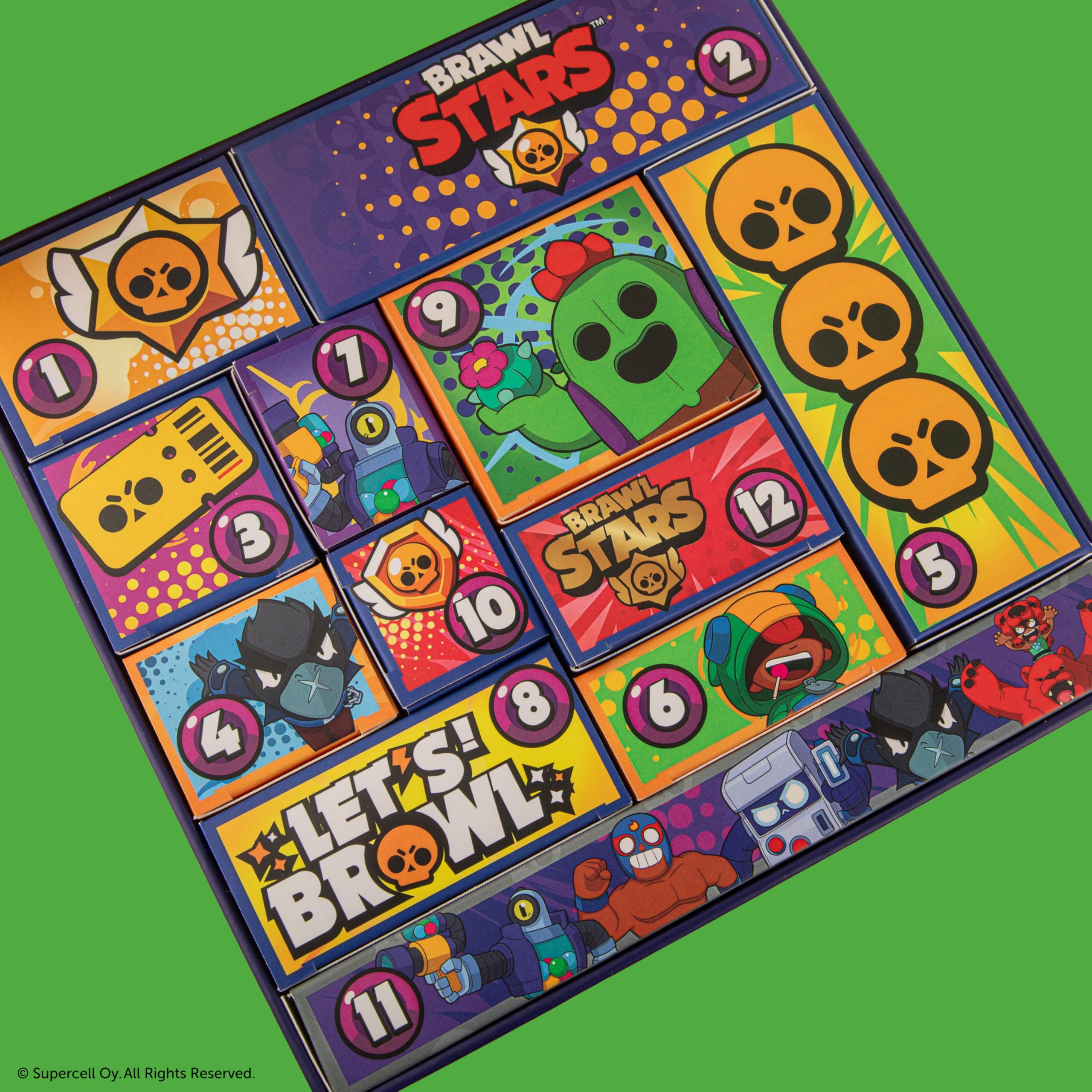 CINEREPLICAS Calendario de Adviento Brawl Stars 2025 Oficial