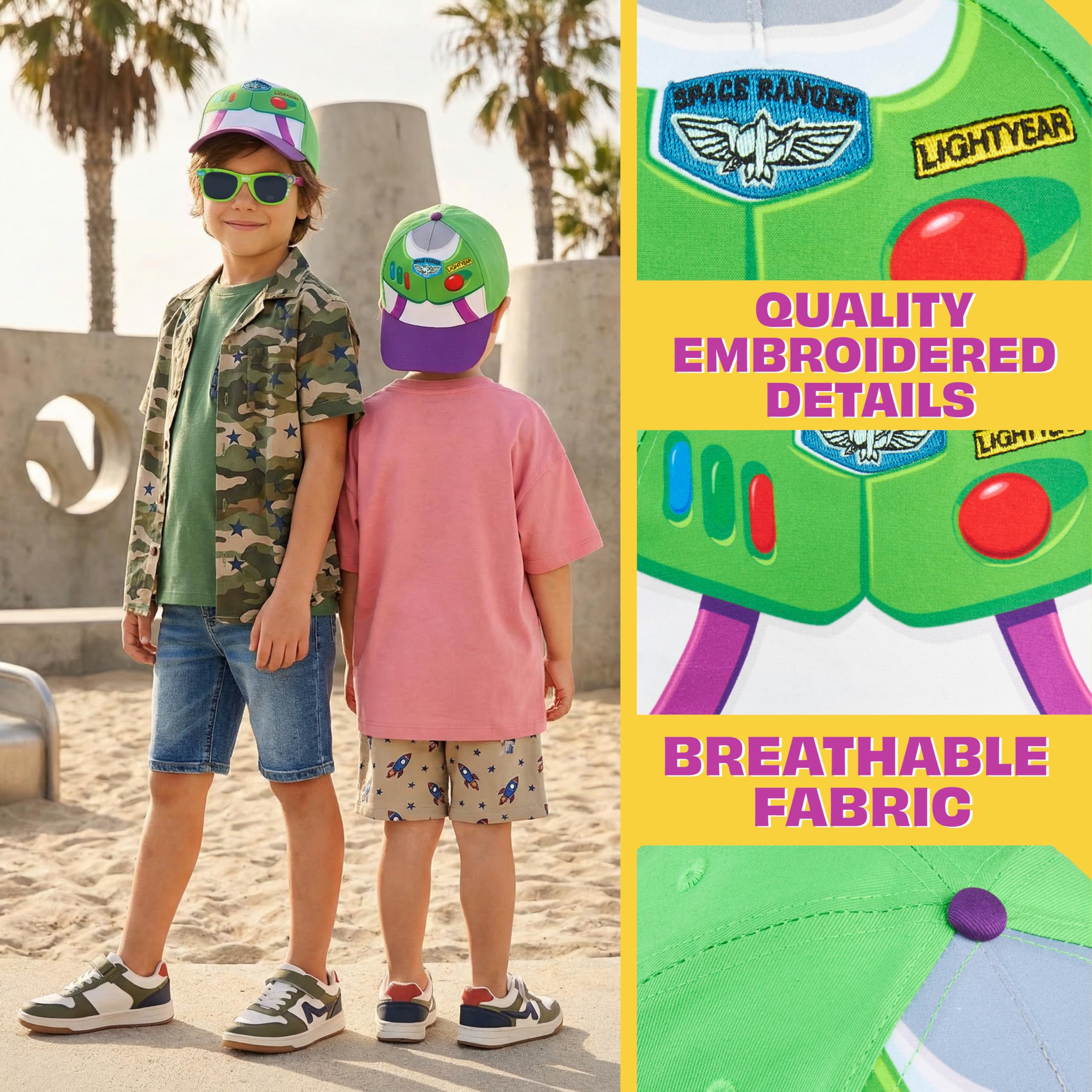 Disney Toy Story | Sonic The Hedgehog Set Gorra y Gafas de Sol Niño, Gorra Infantil con Gafas, Protección UV400, Regalo Niño Verano