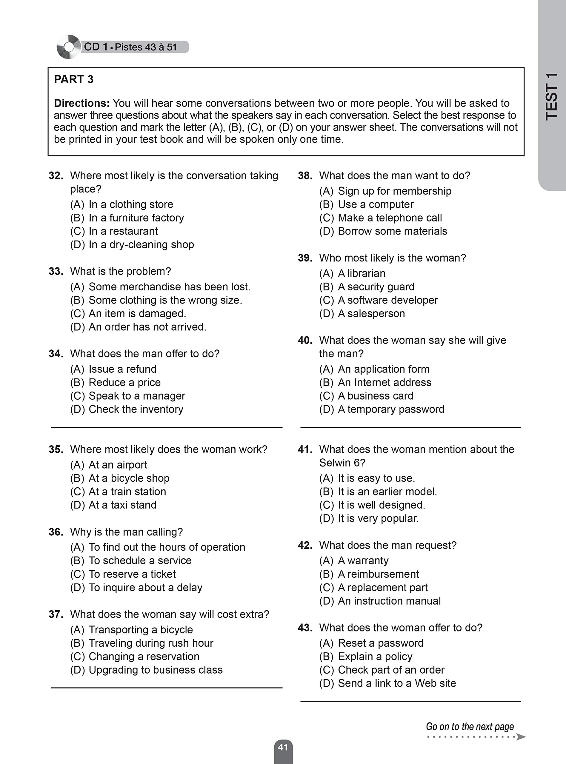 Toeic Les Tests Officiels Corrigés Pdf Gratuit TOEIC ® : les tests officiels corrigés (conforme au nouveau test TOEIC®):  Amazon.co.uk: ETS: 9782017013662: Books