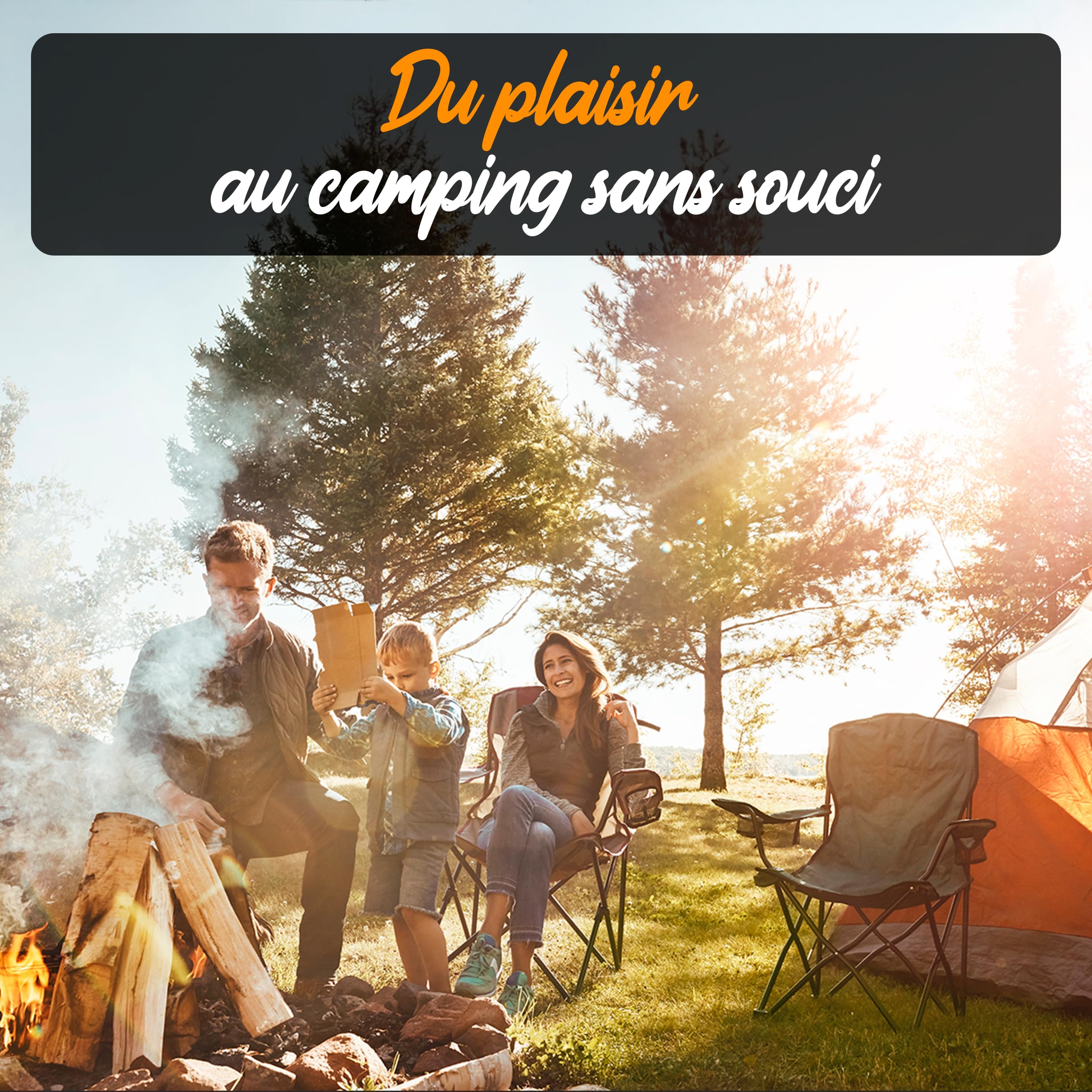 Set XXL Piquet de Tente a Visser I 24 Piquets de Tente inoxydables Anneaux I 2 Outils de vissage Sac et extracteur adaptés aux sols durs pour Camping I Sardine Tente I Sardine Camping