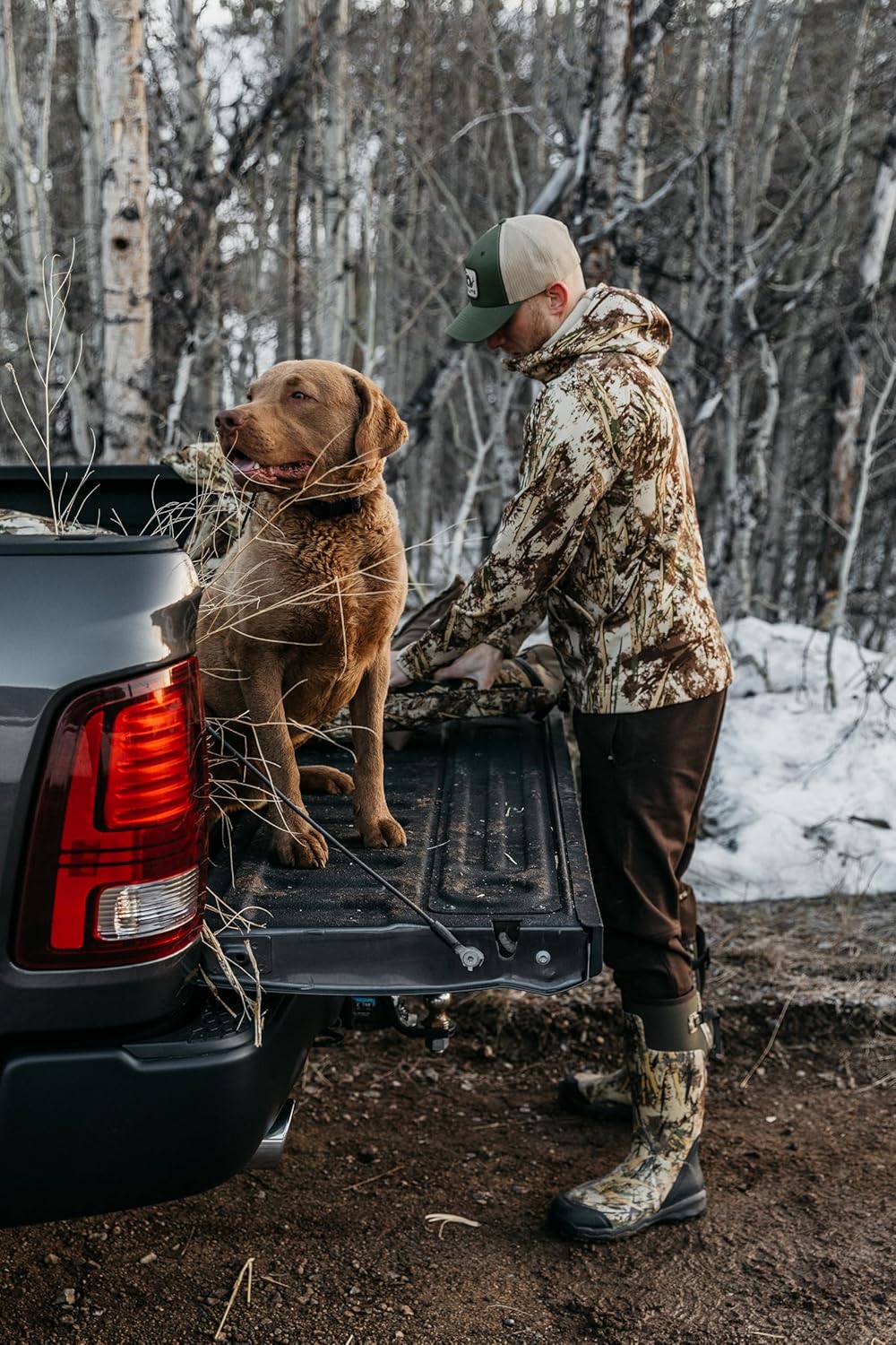 First Lite Men's Rugged Wool Wader Pant - Durable Merino Wool Hunting Midlayer Pants - Image 6
