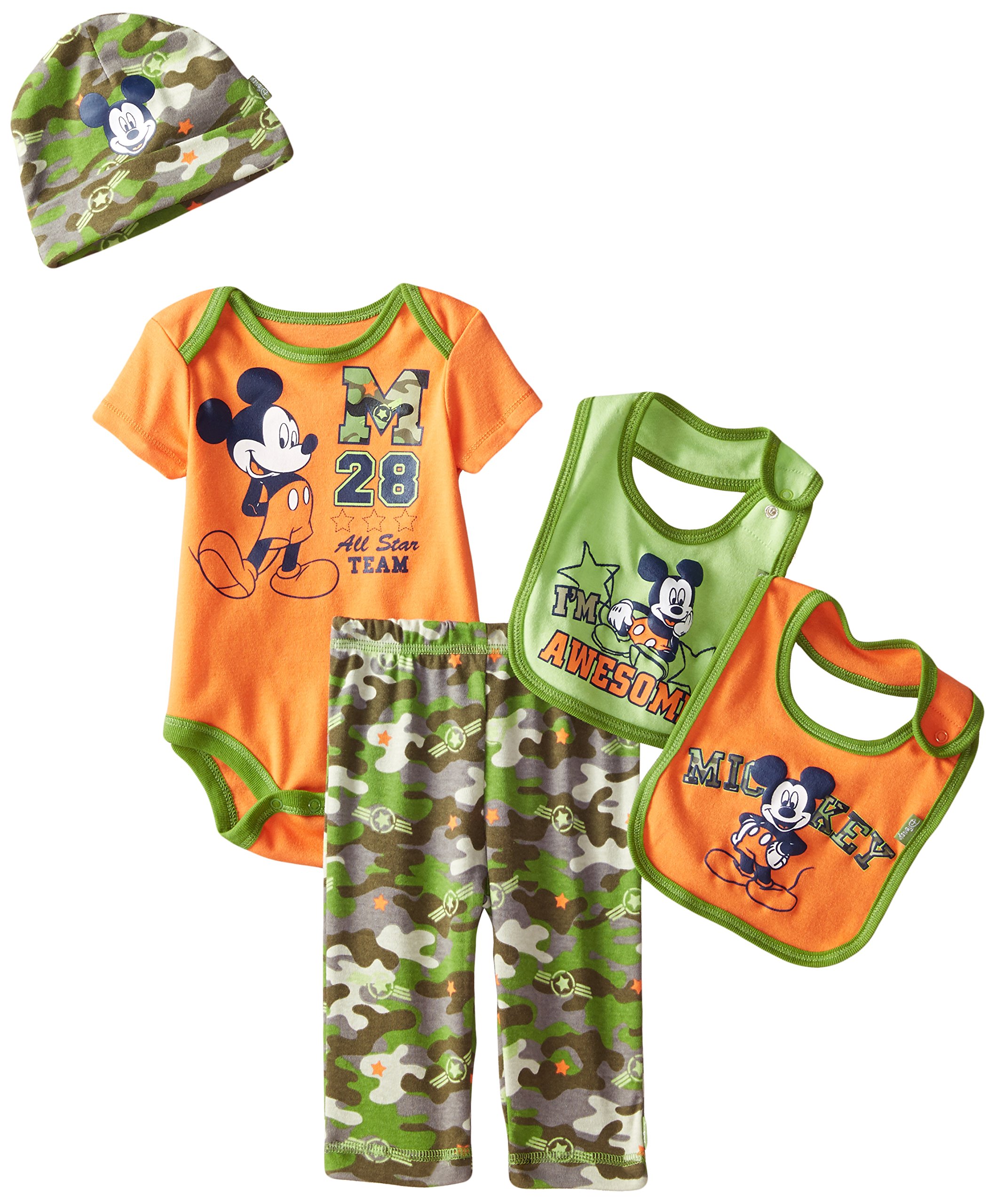 Buy Disney Baby Boys' Mickey Mouse 5 Piece Set, All Star Team, Orange