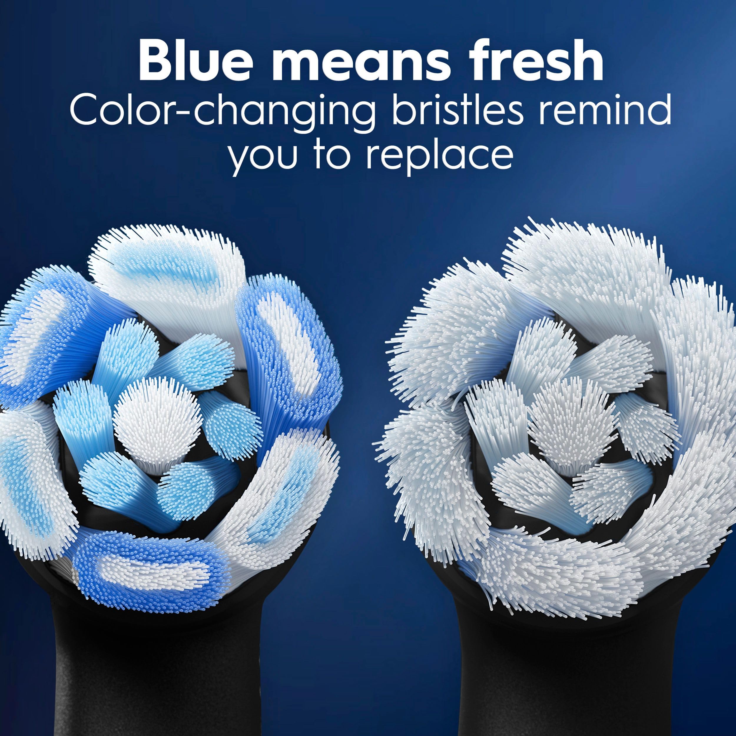 Oral-B iO - Testine di ricambio Ultimate Clean, colore nero, 2 pezzi