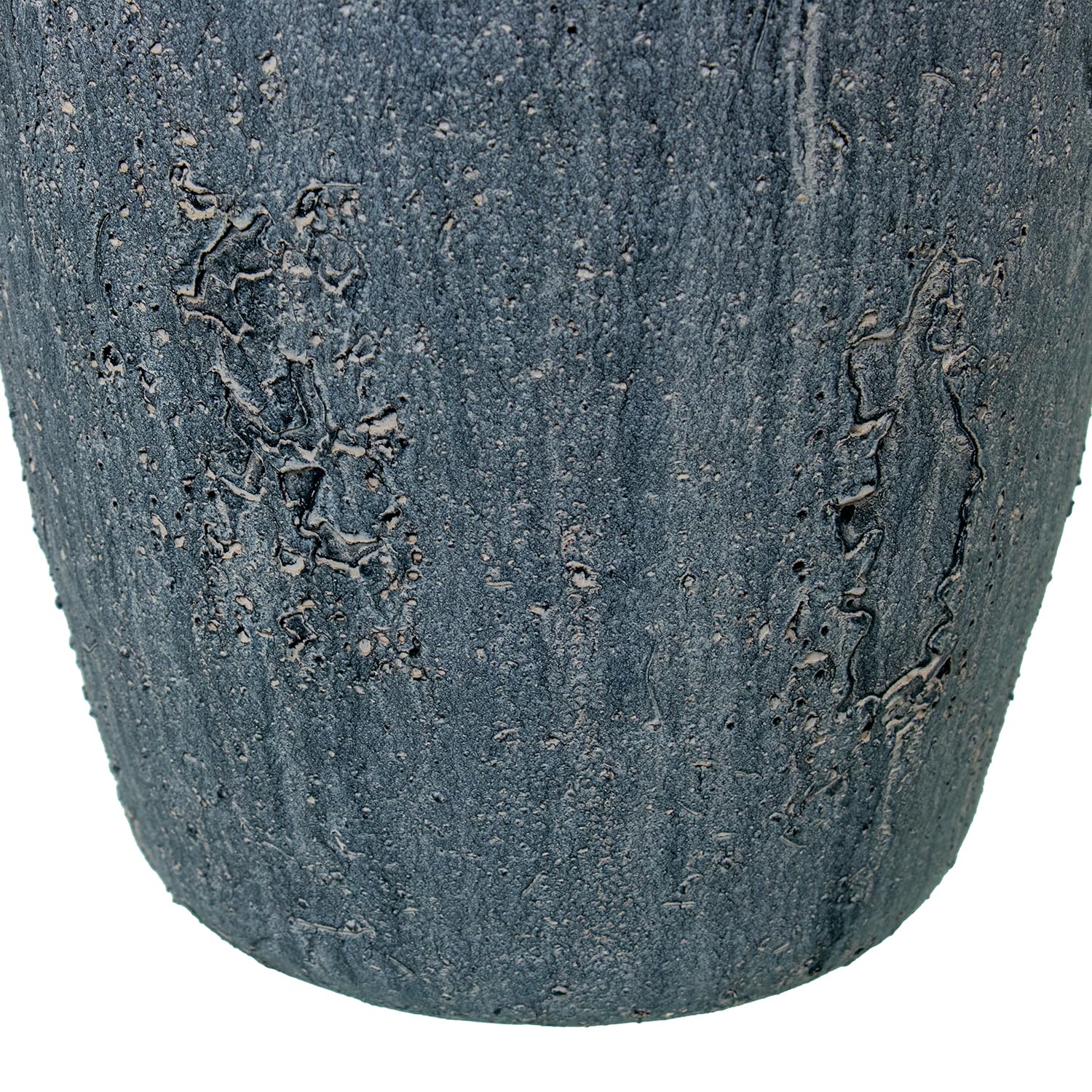JARRÓN CERÁMICA 42CM GRIS RÚSTICO_°17X42CM