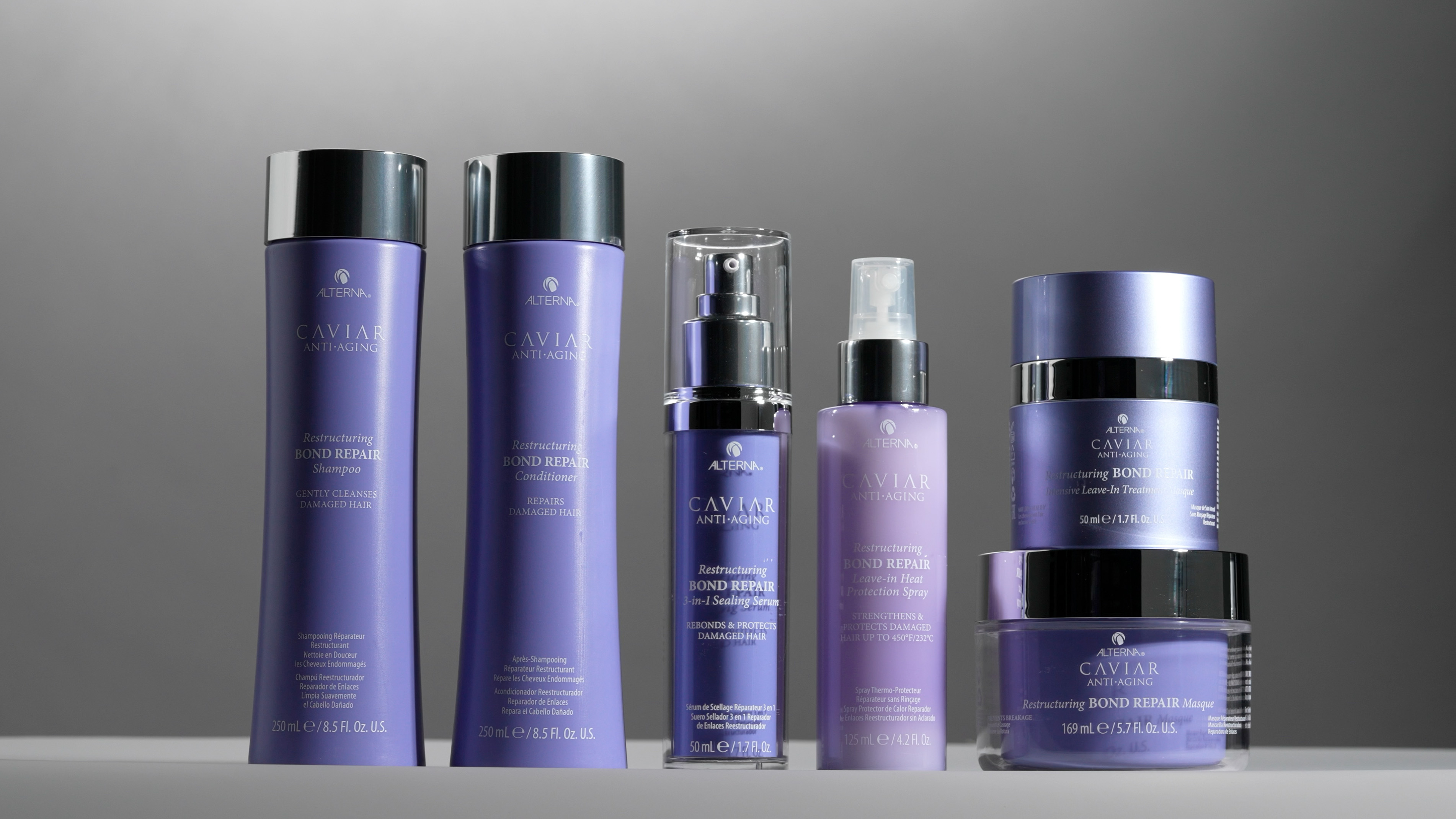 Alterna CAVIAR Anti-Aging Restructuring Bond Repair Conditioner | For Brittle, Damaged and Split Ends | Repairs, Strengthens & Protects Damaged Hair | Sulfate Free