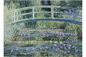 MyPuzzle Claude Monet's Water Lilies and Japanese Bridge 1899 Jigsaw Puzzle: A...