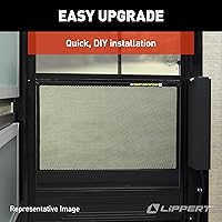 Vista 6 de Lippert Components 859794 Protector de pantalla de aluminio para puerta de entrada de caravana Screen Defender, 30 pulgadas