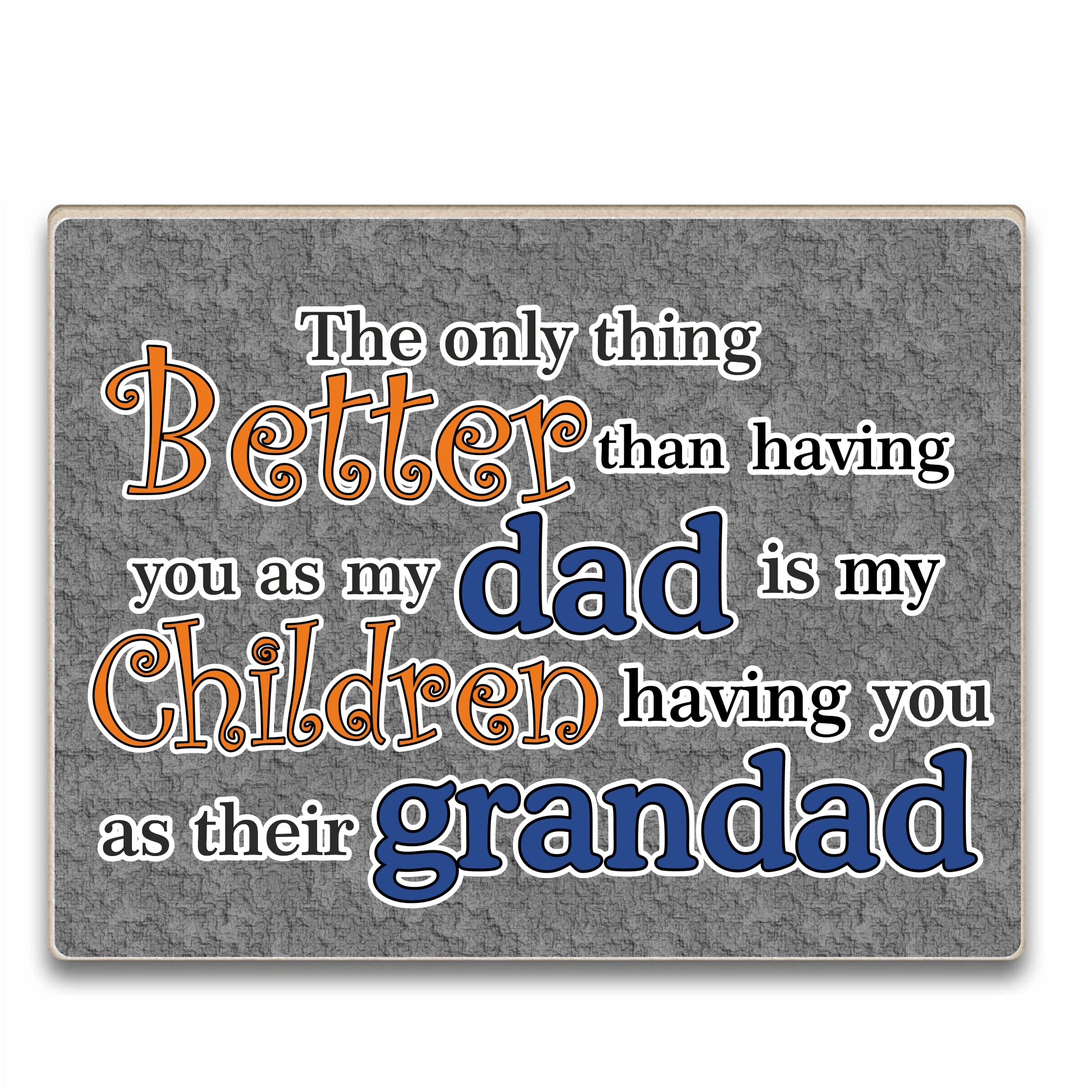Grey Fridge Magnet Father Dad Grandad Gift Daddy Present Novelty Birthday Fathers Day Christmas Stocking Filler