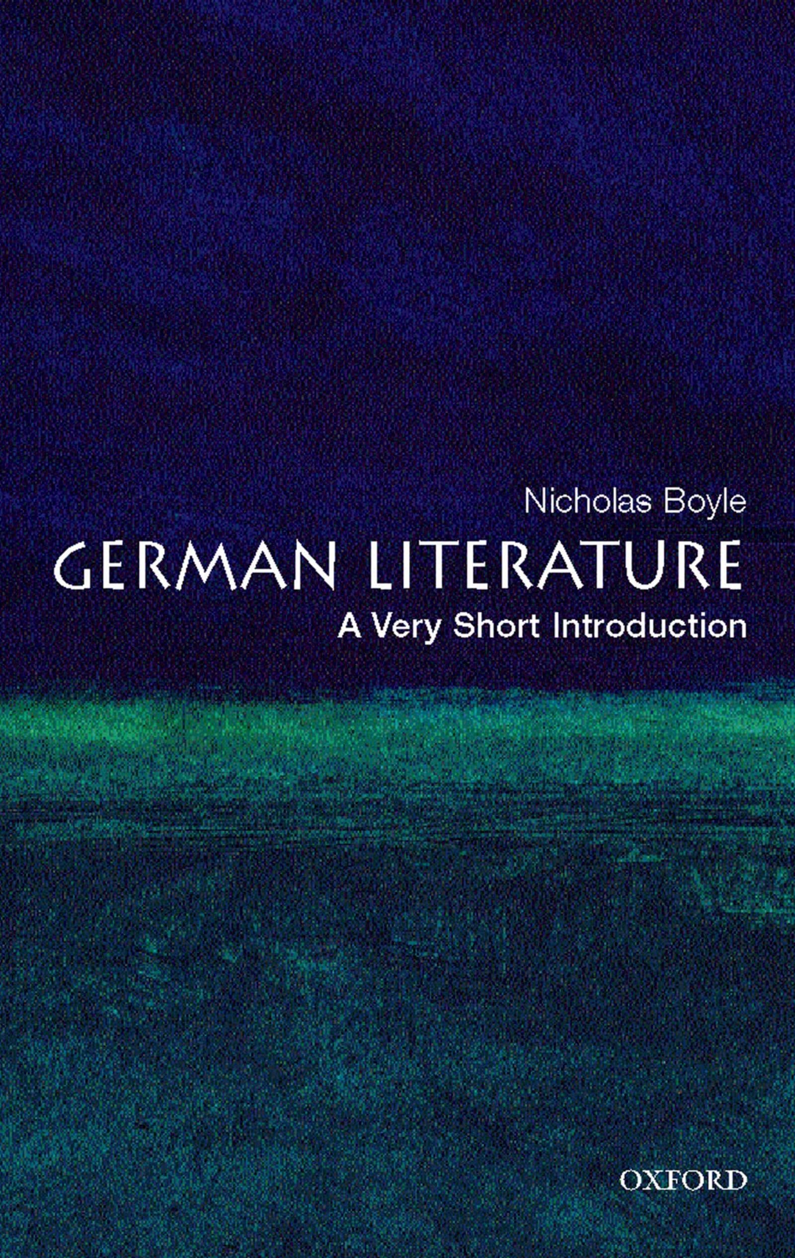 German Literature: A Very Short Introduction 1st Edition